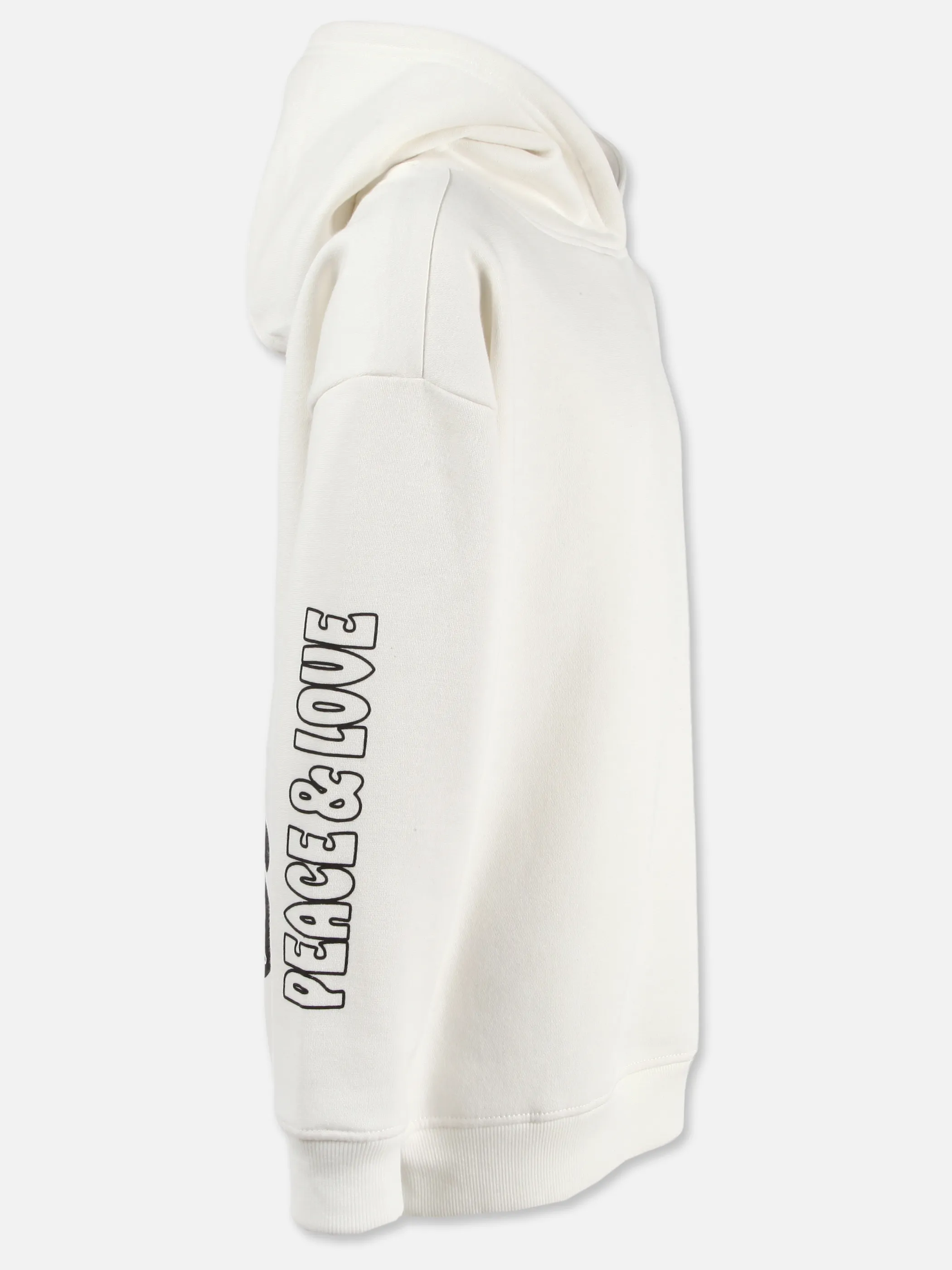 One Way JM Sweatshirt weiß mit großem Back Print Weiß 930125 WEIß 3