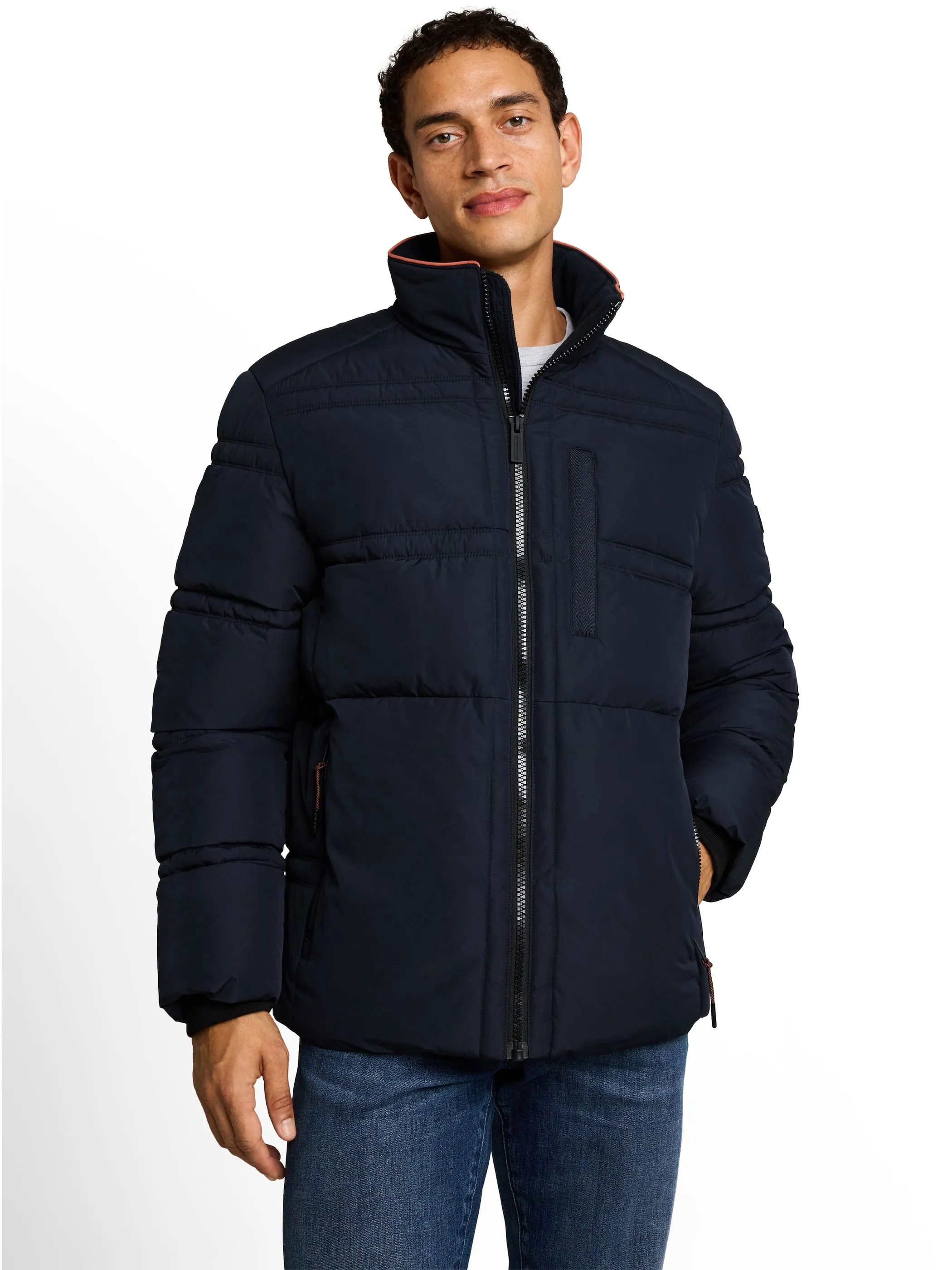 Tom Tailor 1051112 sporty puffer jacket Blau 934285 10668 1