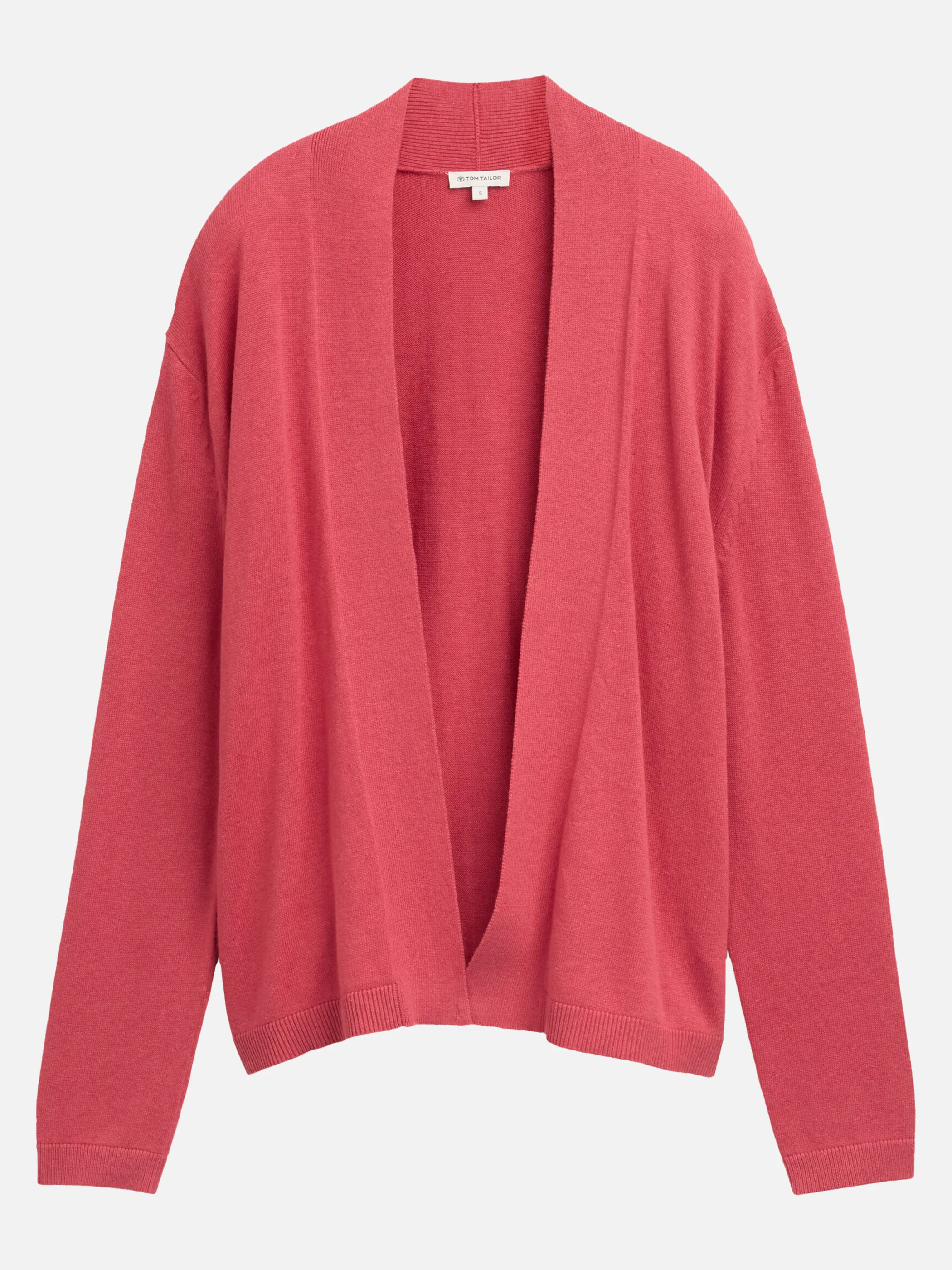 Tom Tailor 1045825 knit basic open cardigan Rot 903067 11016 1 Tom Tailor 1045825 knit basic open cardigan Rot 903067 11016 1