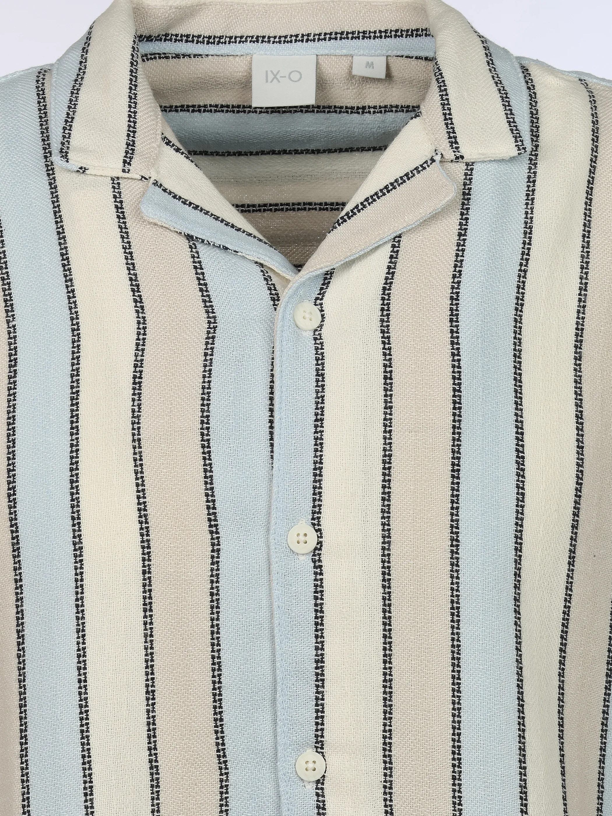 IX-O H60120M11328AAWG YF He-Strukturhemd Beige 925922 19200 3