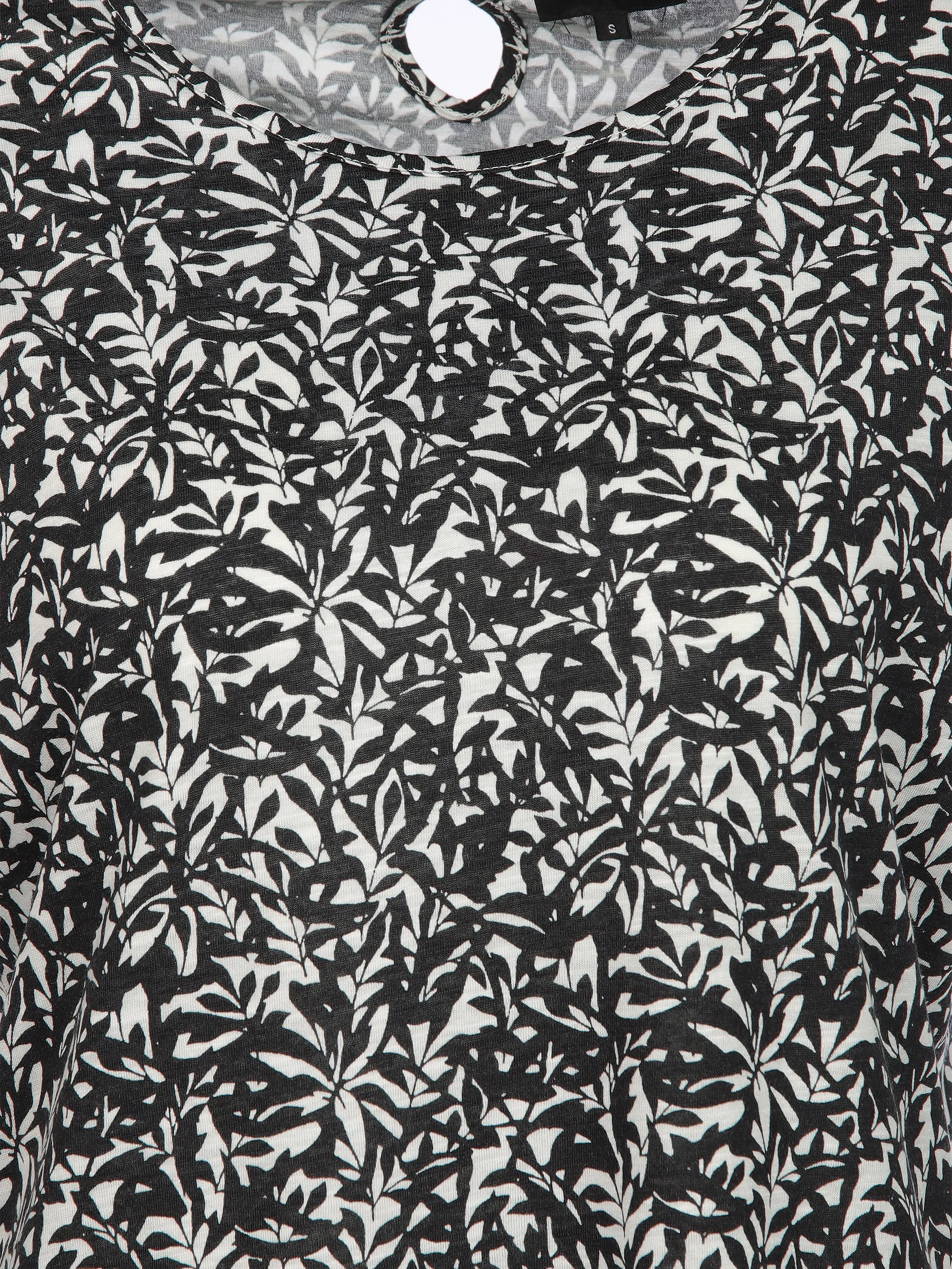 Sure Da-T-Shirt m. Alloverprint Schwarz 908105 SW 3
