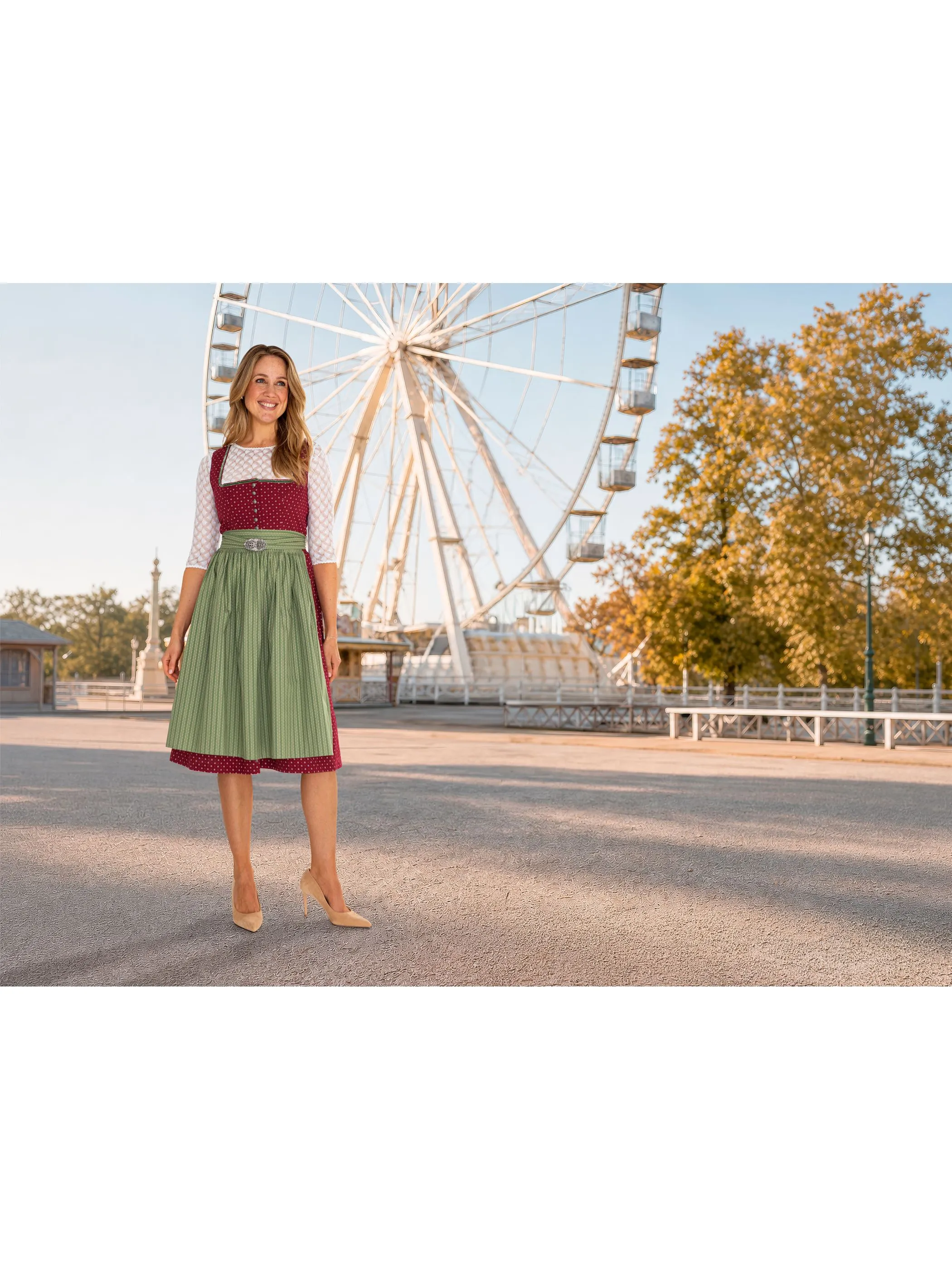 Wolperdinger Da-Dirndl  Bella Rot 899679 BORDEAUX 4