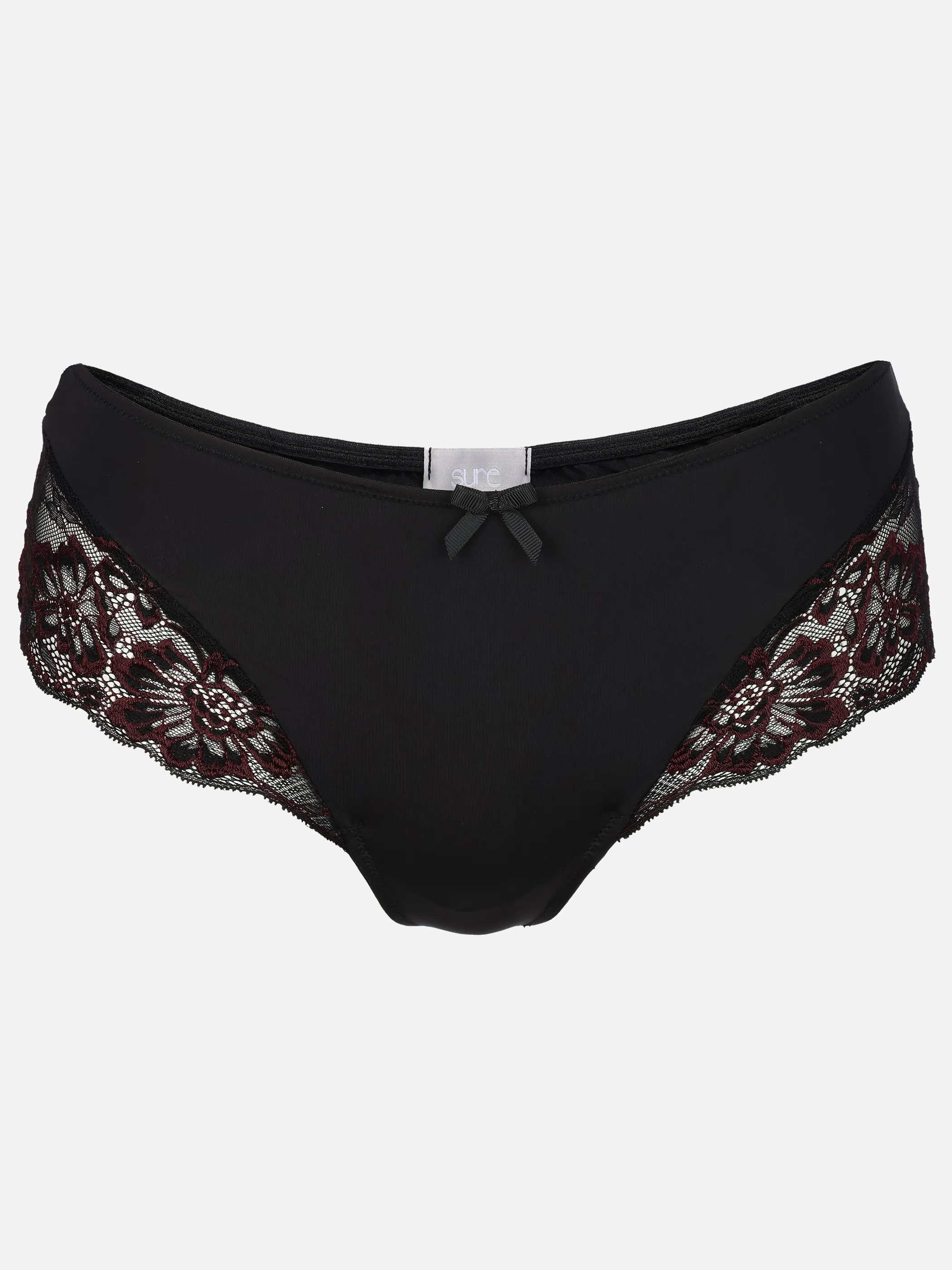 Sure Da. Slip mit Spitze 2 farbig Schwarz 913599 500 1