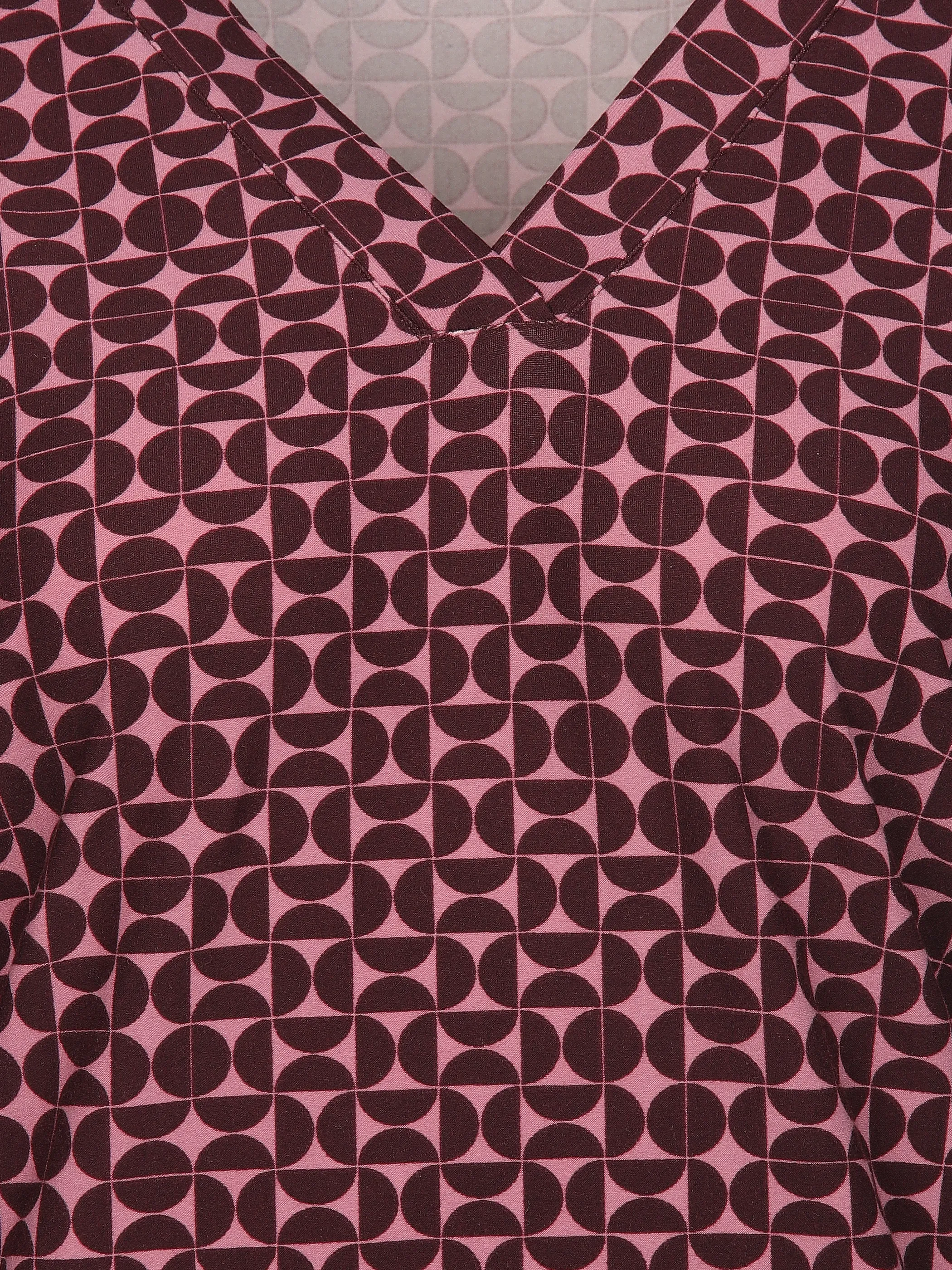 Sure Da-Alloverprint-Shirt Lila 912768 FUDGE 3
