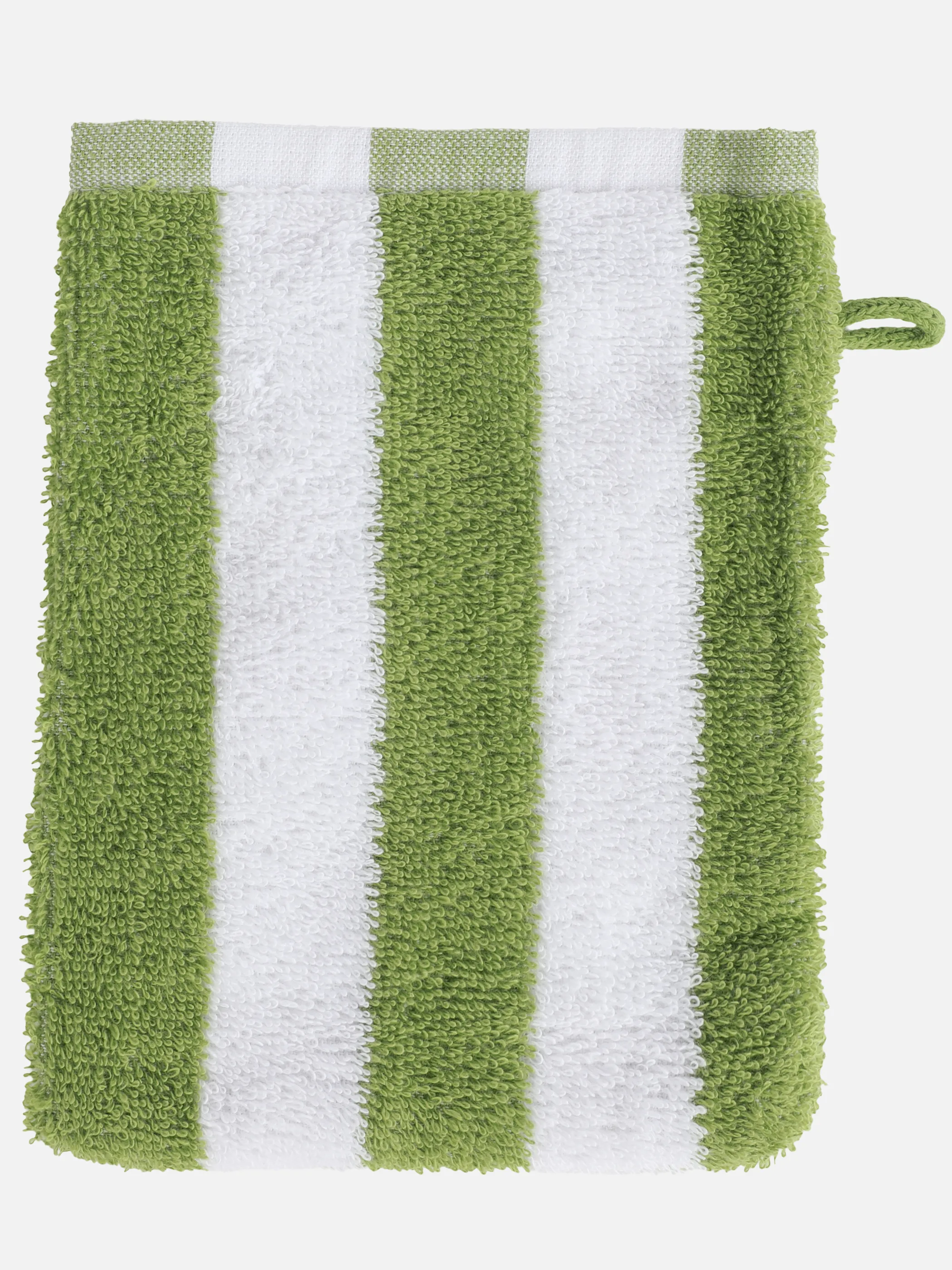 Dream House Waschhandschuh gestreift Grün 921253 17-0336 2