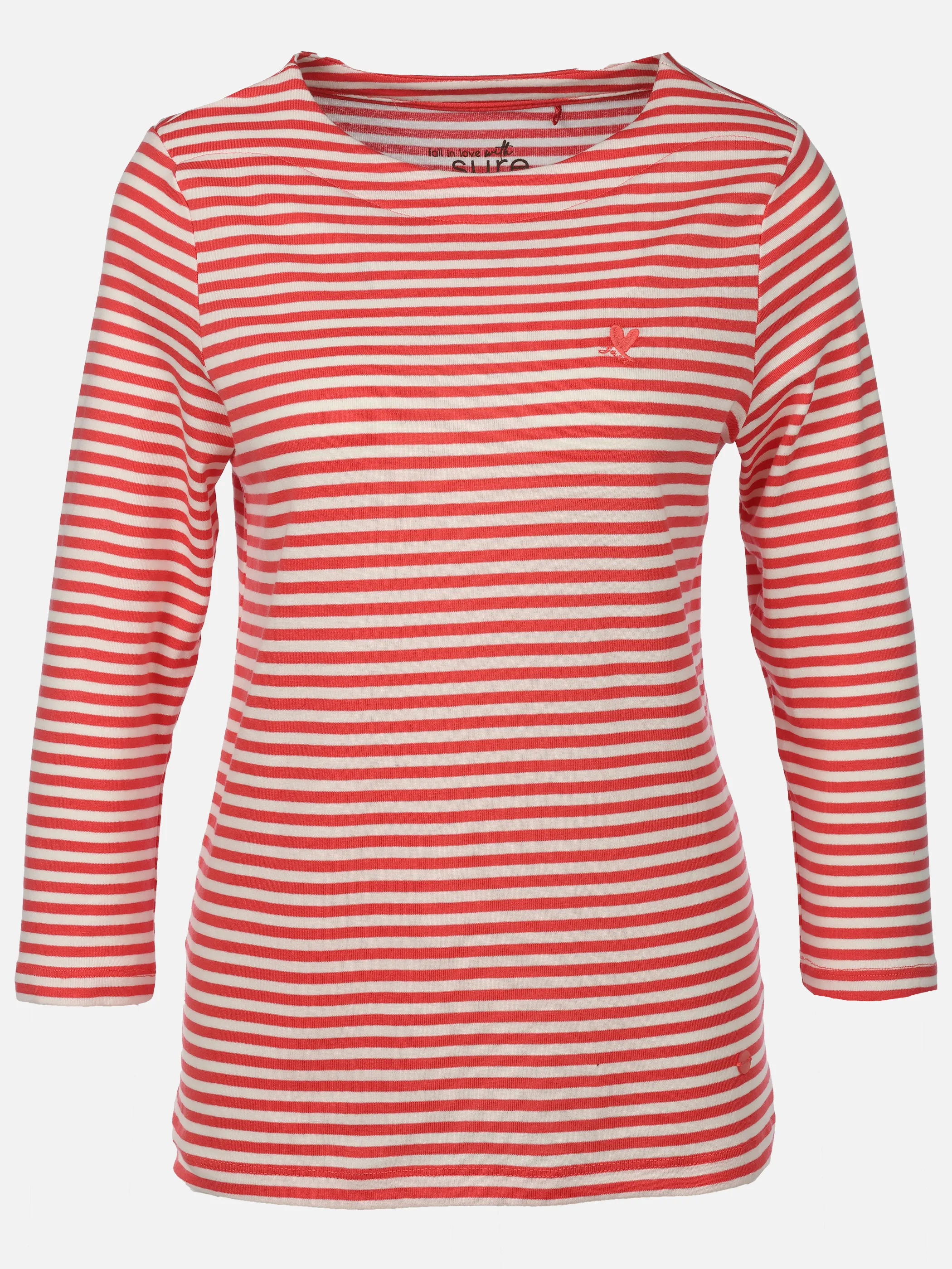 Sure Da-Streifen-Shirt 3/4 Arm Rosa 920700 ROSE 1