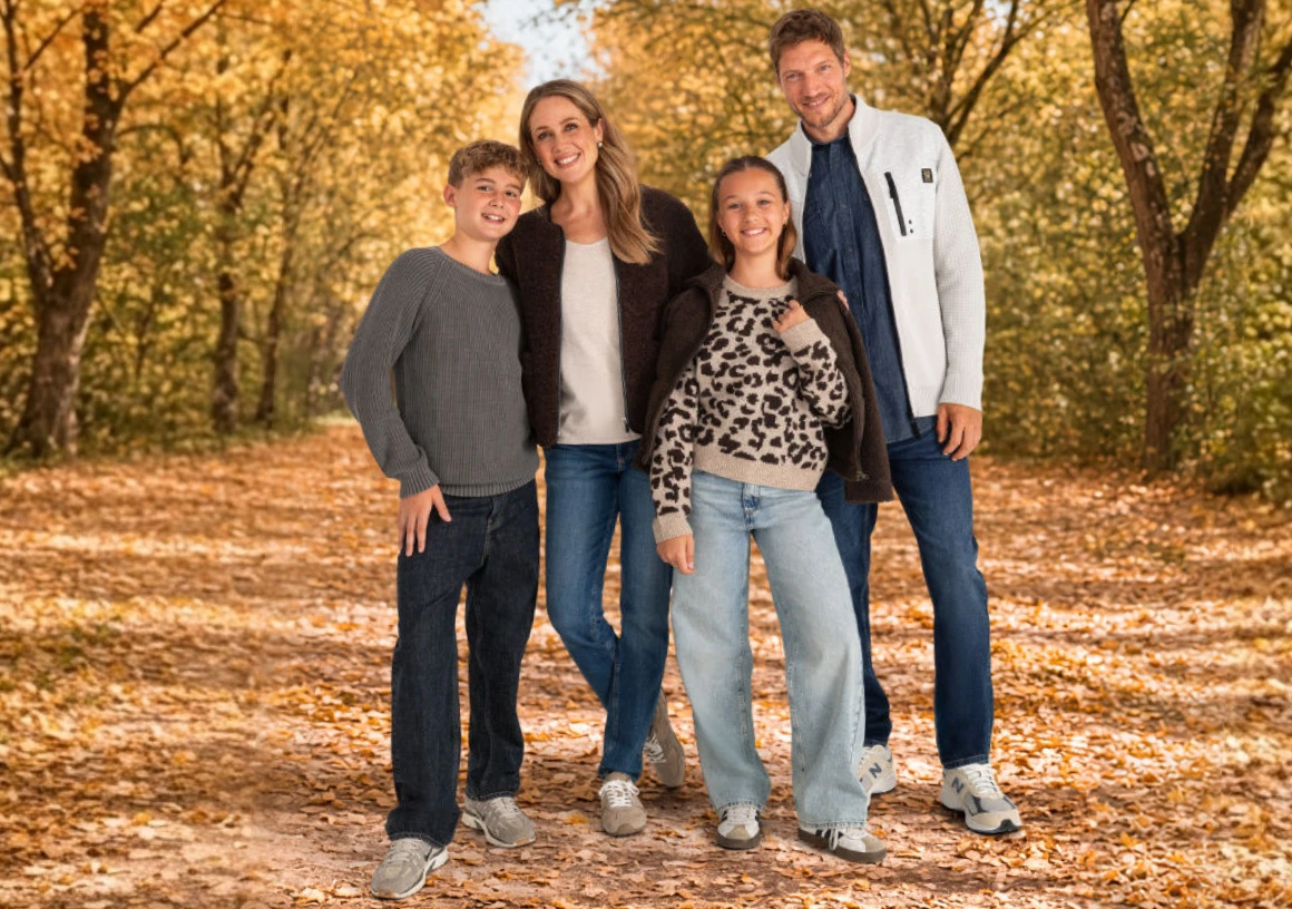 Mode für die Familie Herbst