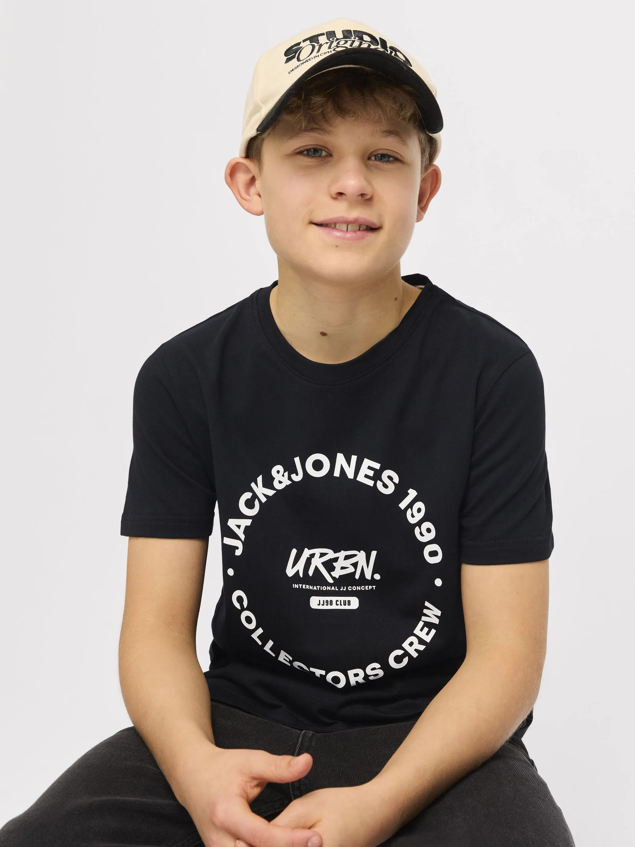 Jack&Jones Junior 12270001 JJSIMON TEE SS CREW N Schwarz 904157 178012001 Jack&Jones Junior 12270001 JJSIMON TEE SS CREW N Schwarz 904157 178012001