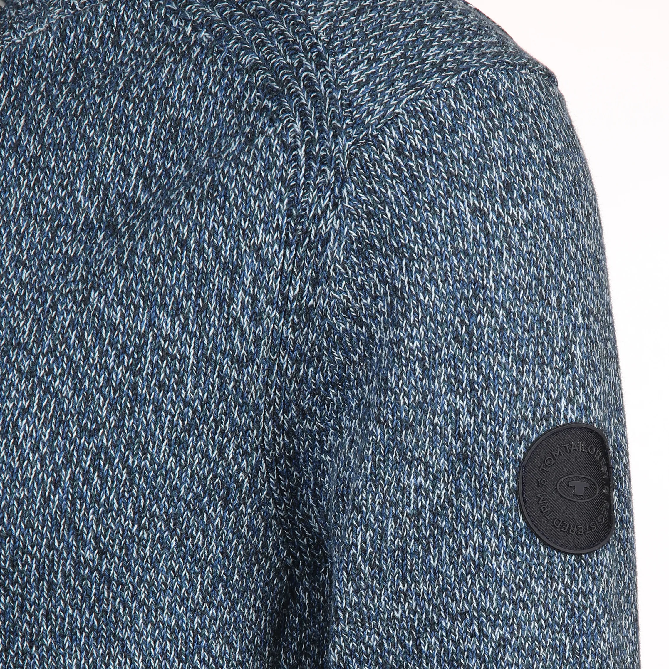 Tom Tailor 1038246 multicolor crewneck knit Blau 887483 34404 3 Tom Tailor 1038246 multicolor crewneck knit Blau 887483 34404 3