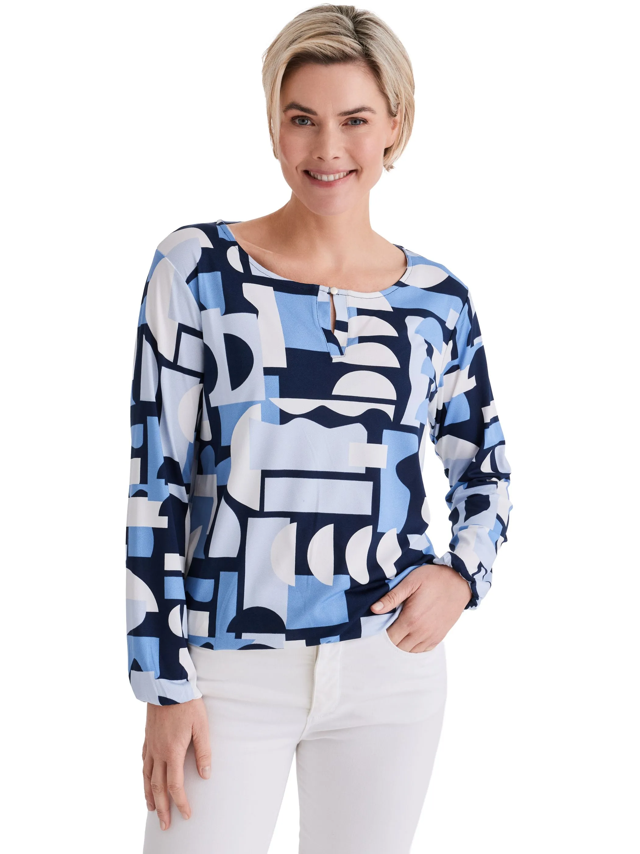 Stooker DOB 25590000009129 Da. T-Shirts / Blau 928318 9129 1