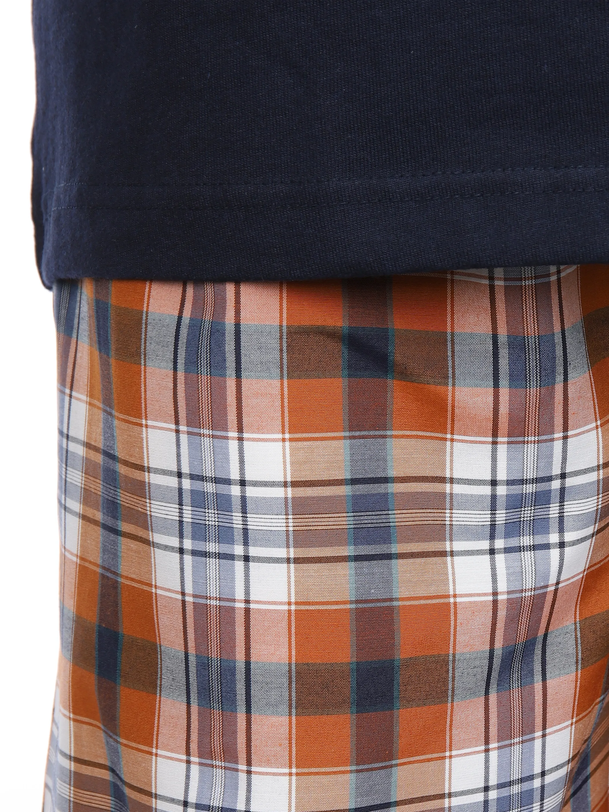 Jim Spencer He. Schlafshorty Set Blau 893396 NAVY/OR 3 Jim Spencer He. Schlafshorty Set Blau 893396 NAVY/OR 3