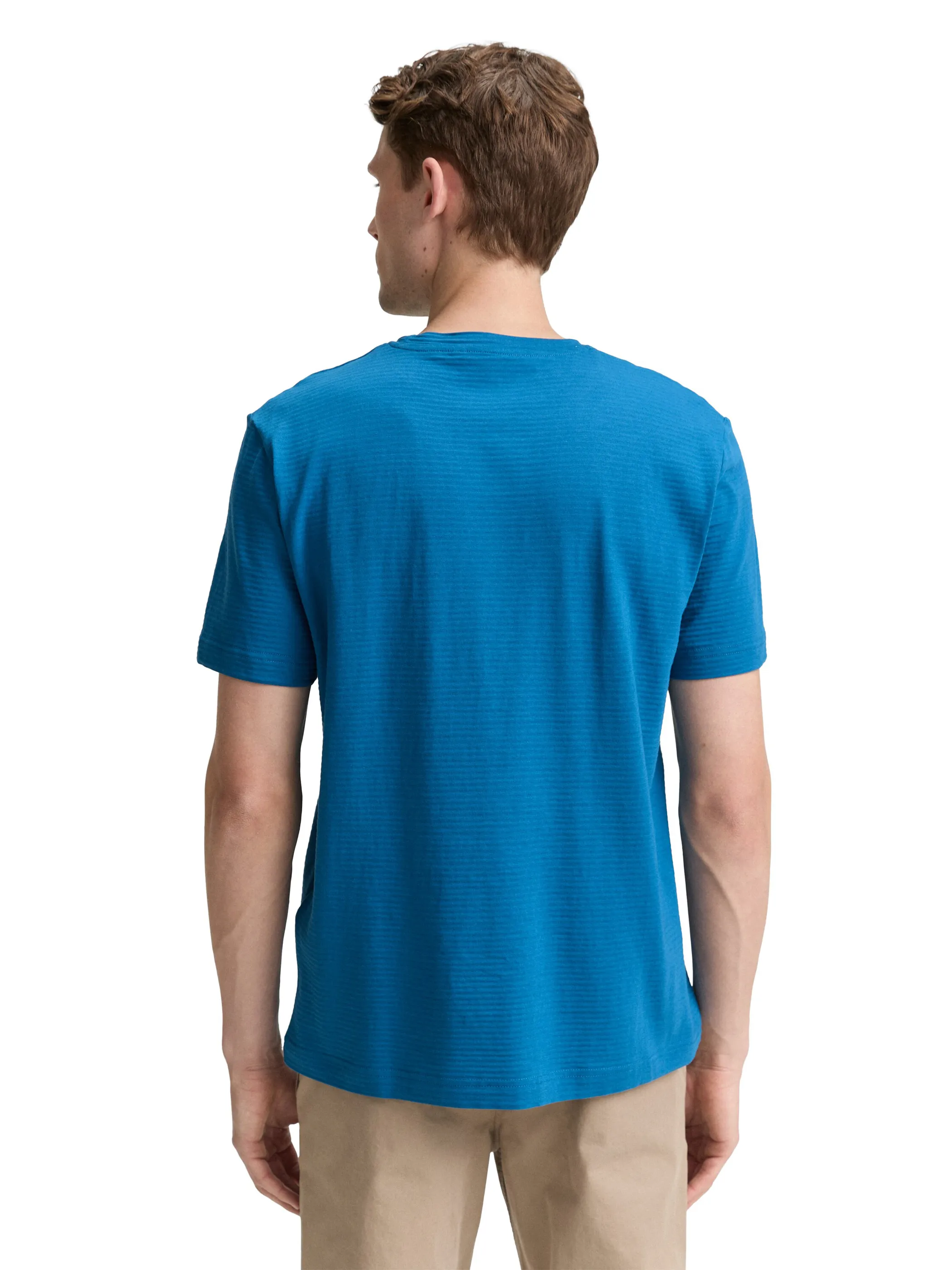 Tom Tailor 1046798 t-shirt with print Türkis 910582 28857 2