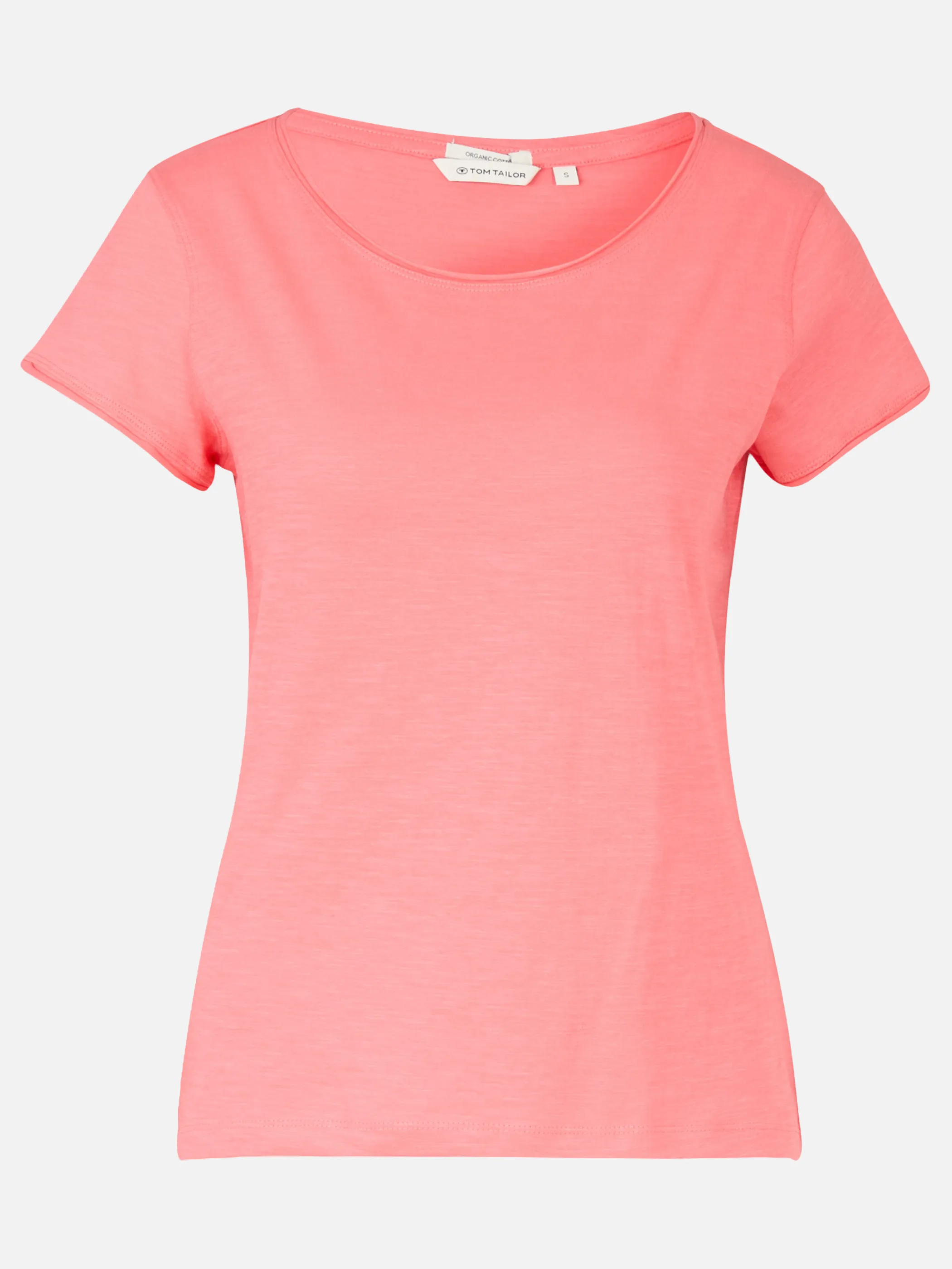 Tom Tailor 1050423 NOS T-shirt slub jersey wide crew Pink 922033 40029 2