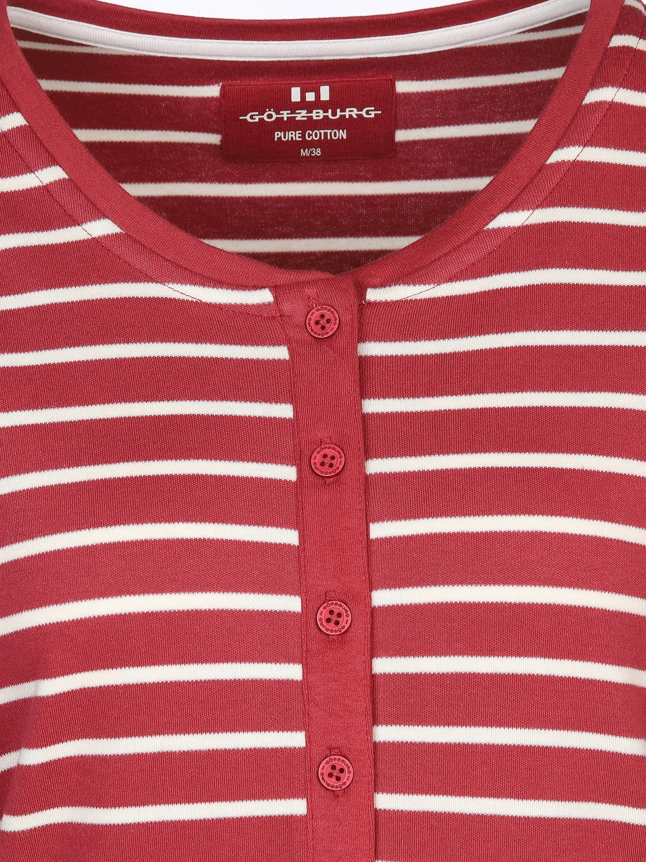 Götzburg 250198/7309 Damen AW-Nachthemd, 1/1 ,Interlock Rot 901942 422 3 Götzburg 250198/7309 Damen AW-Nachthemd, 1/1 ,Interlock Rot 901942 422 3