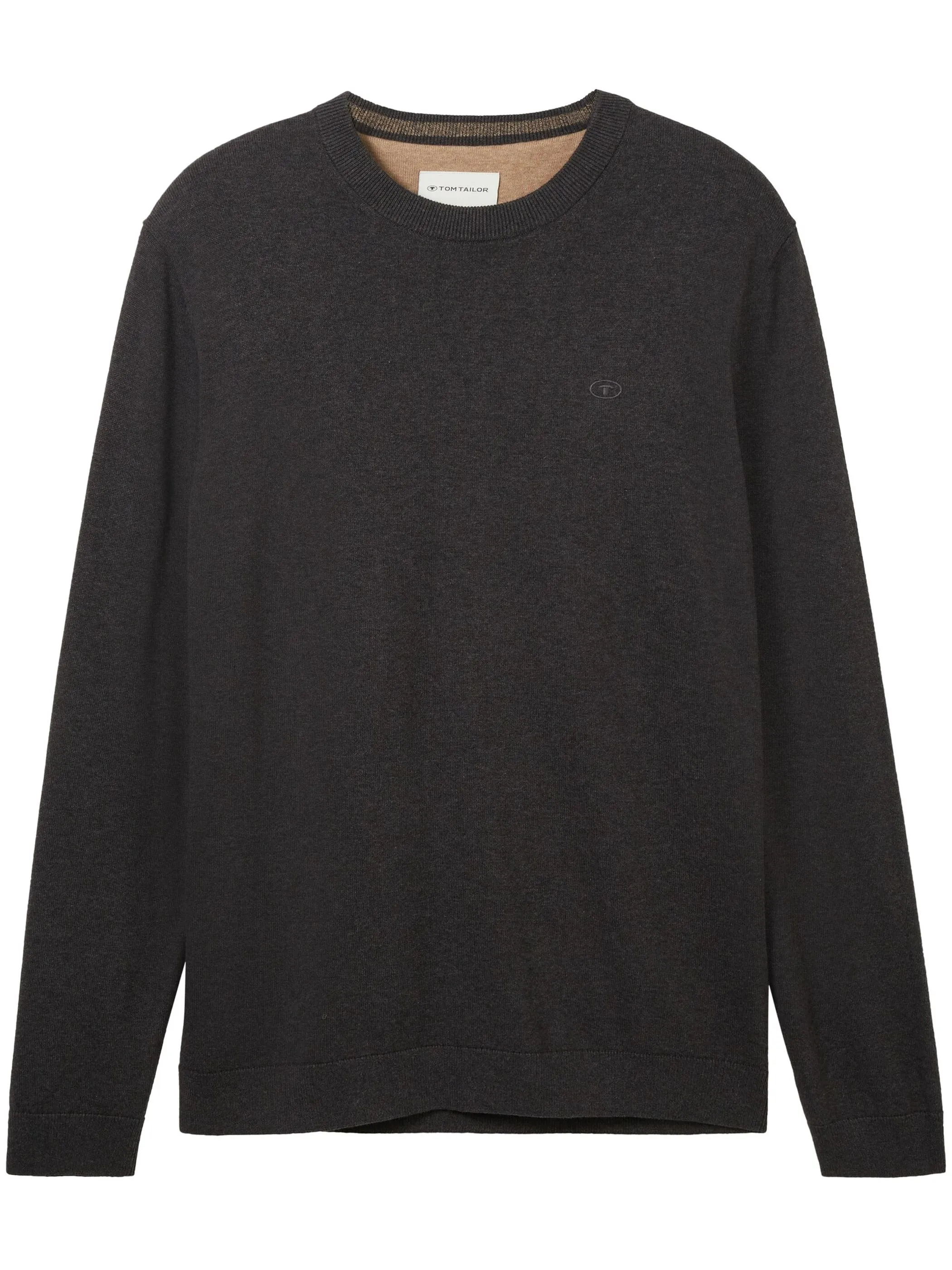 Tom Tailor 1038426 NOS basic crewneck knit Schwarz 887496 10617 1 Tom Tailor 1038426 NOS basic crewneck knit Schwarz 887496 10617 1