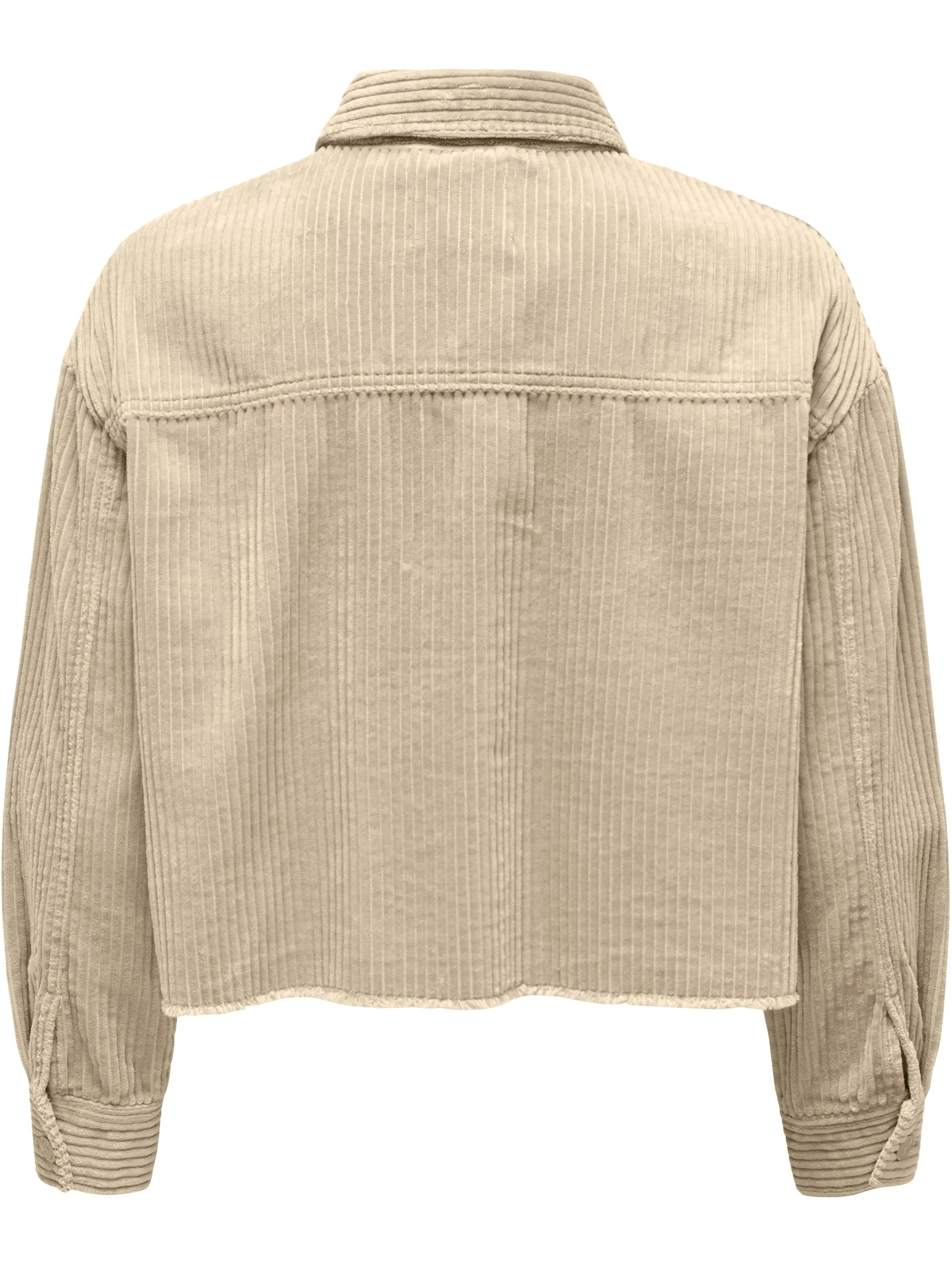Only ONLY 15222456 ONLMARINA-ENY LIFE L/S CORD JACKET Grau 913013 183019