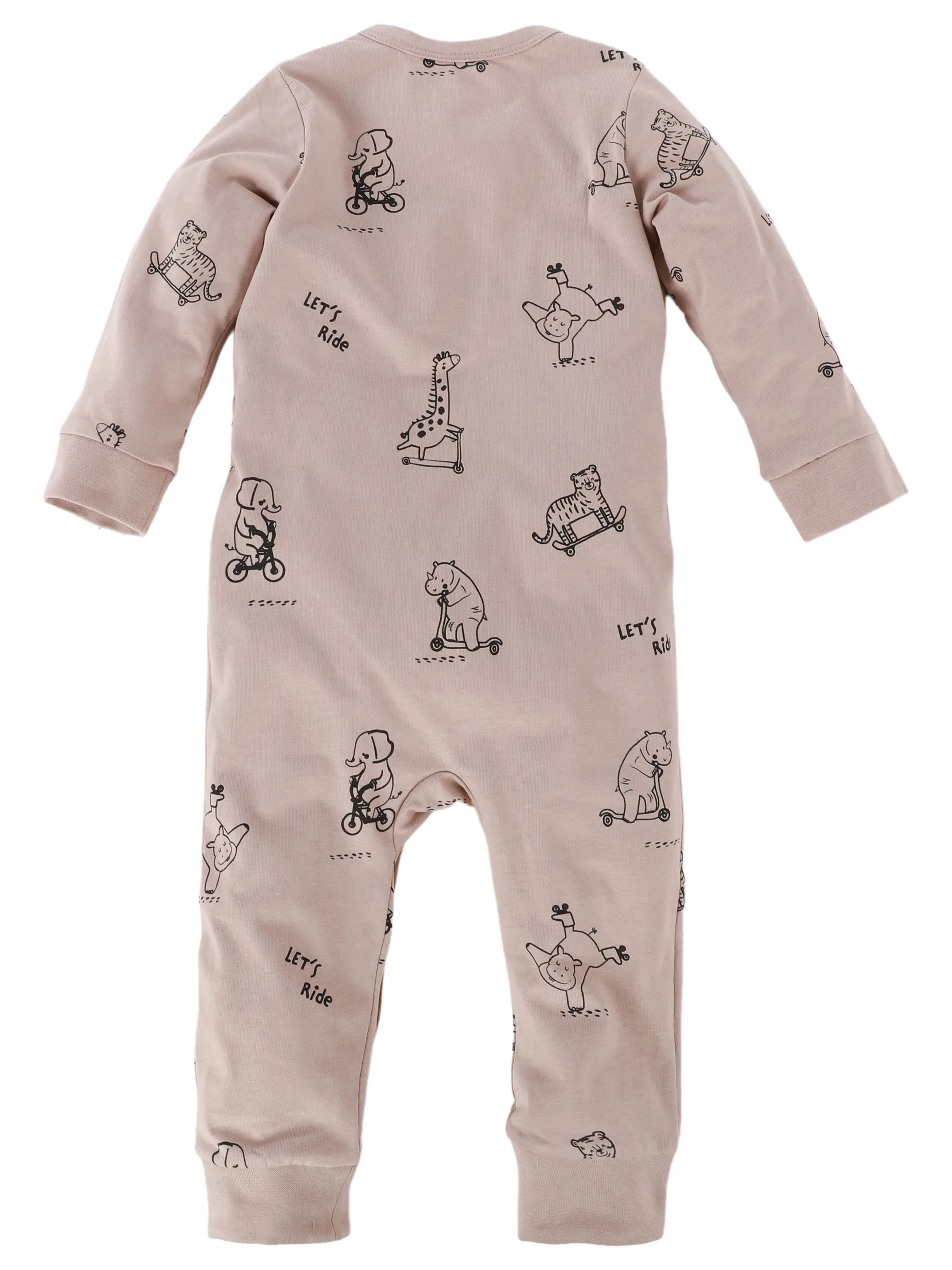 Bubble Gum BJ Schlafanzug mit Tier AOP in braun Braun 921577 BR 2