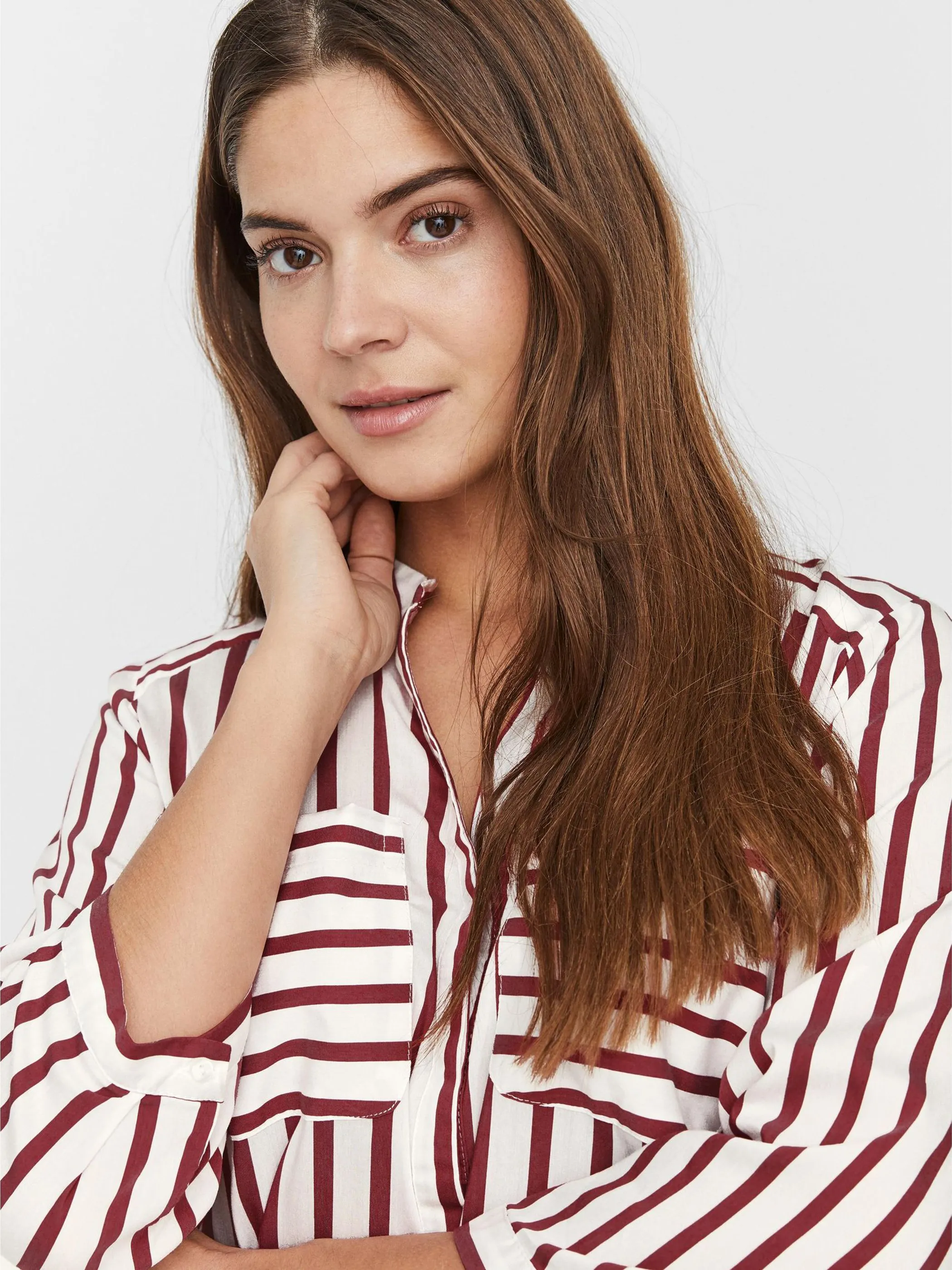 Vero Moda 10168581 VMERIKA STRIPE 3/4 SH Weiß 760046 175598031 5 Vero Moda 10168581 VMERIKA STRIPE 3/4 SH Weiß 760046 175598031 5