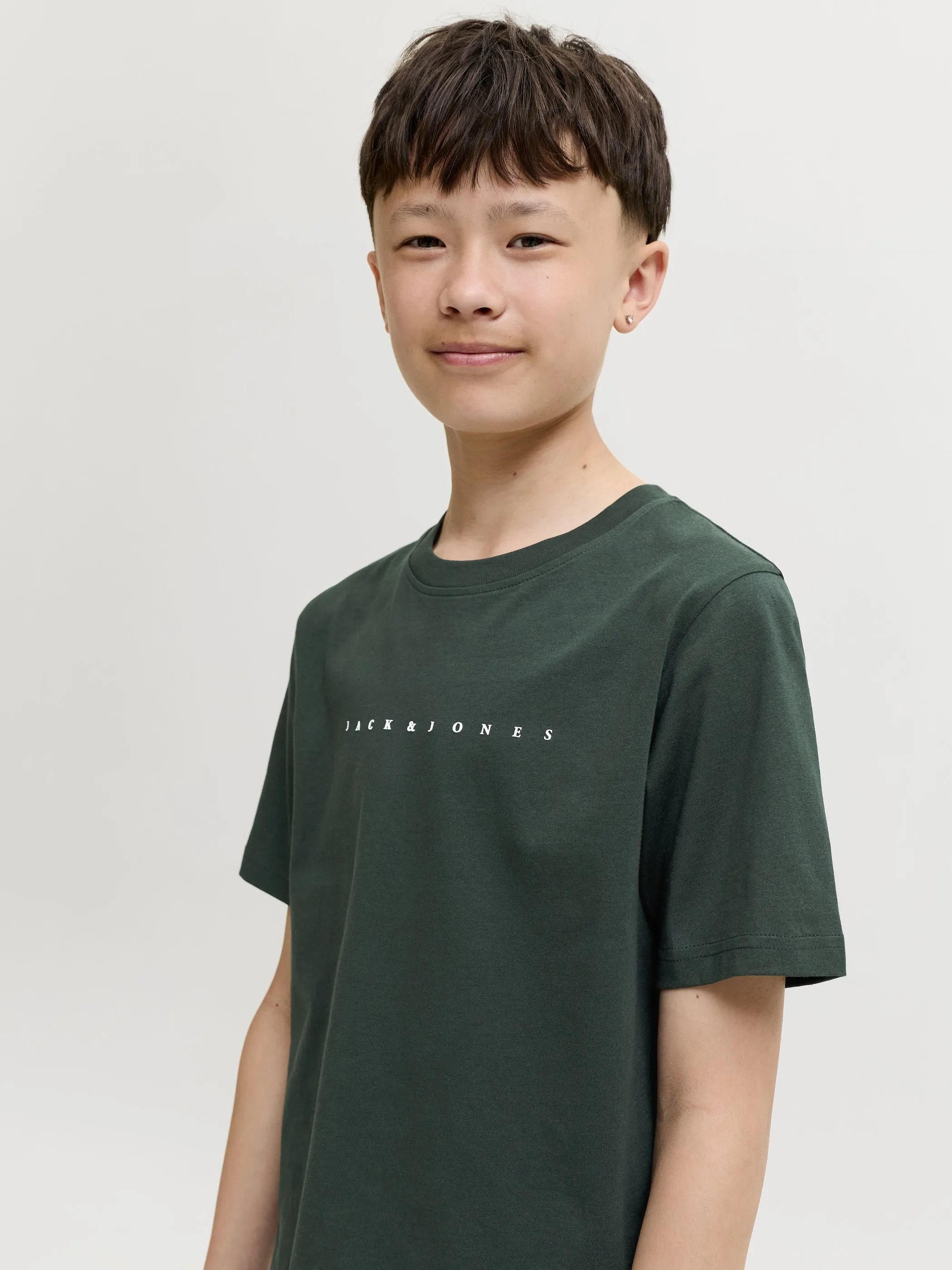 Jack&Jones Junior 12237435 JJESTAR JJ TEE SS NOOS JNR Schwarz 879589 177578 4