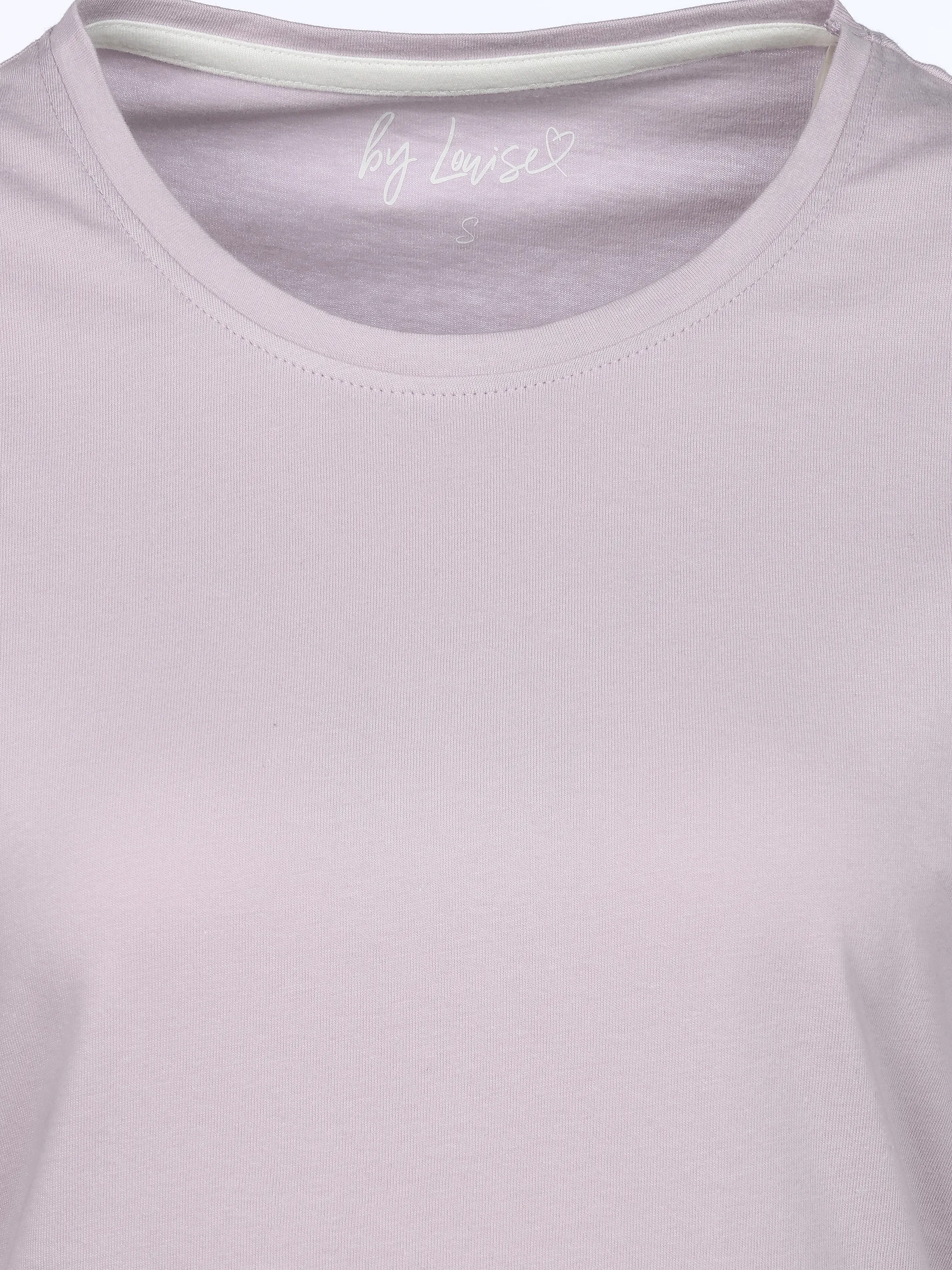 byLouise Da. Schlafshirt RH uni Lila 930544 FLEIDER 3