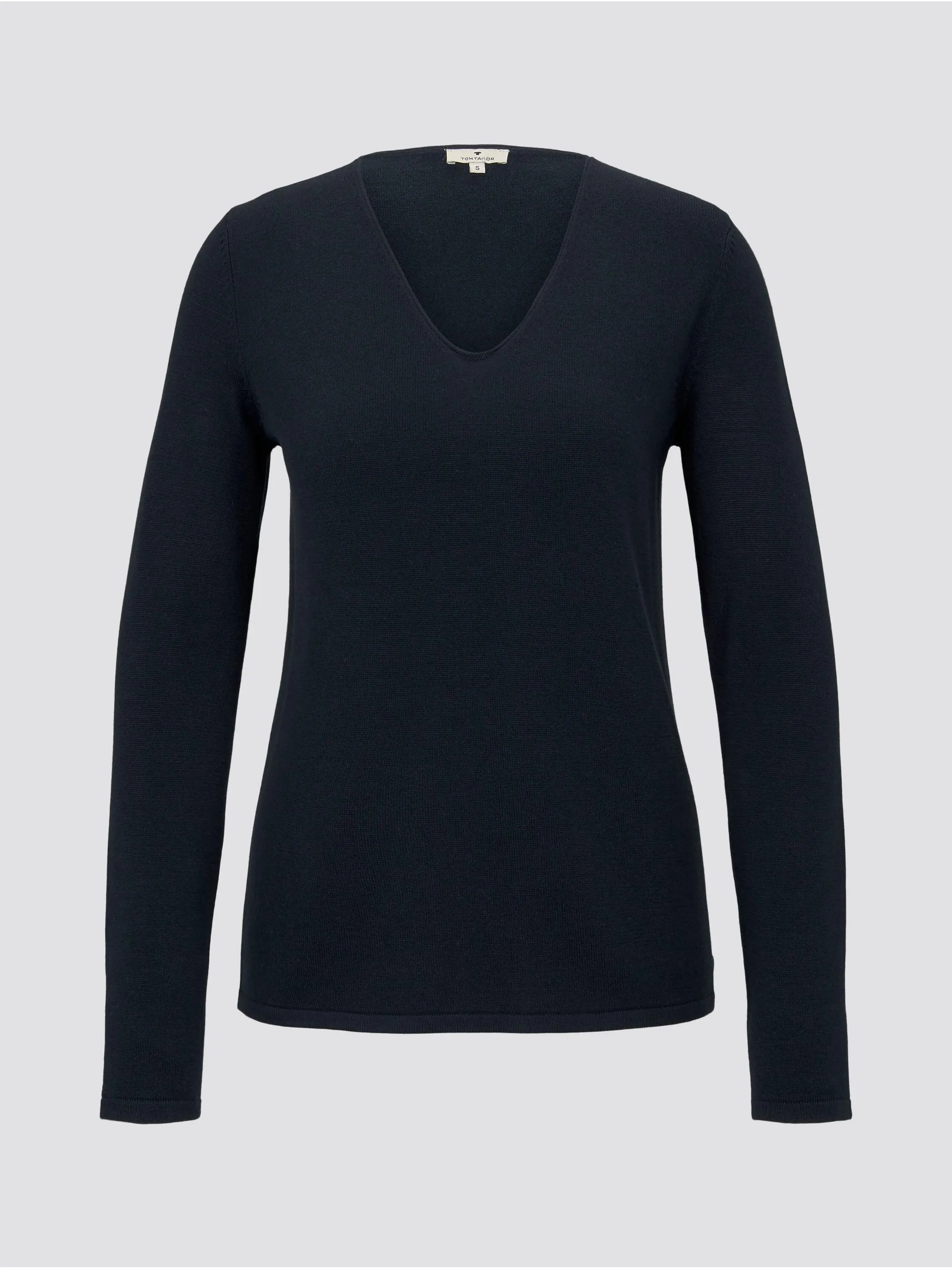 Tom Tailor 1012976 NOS sweater basic v-neck Blau 824304 10668 1