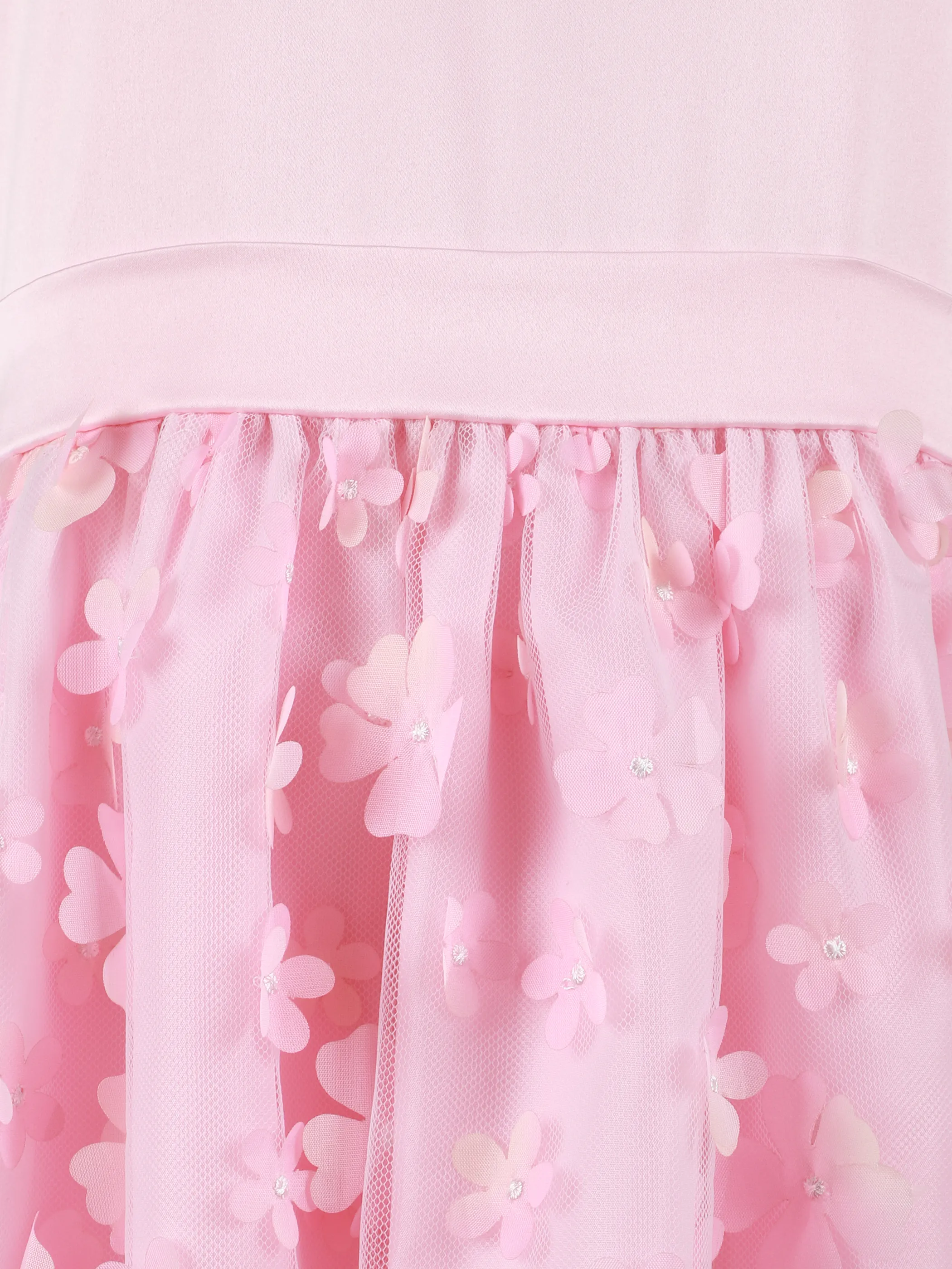 Bubble Gum KM Kleid mit Mesh und Schmetterlingen in Rosa Rosa 906042 ROSA 3