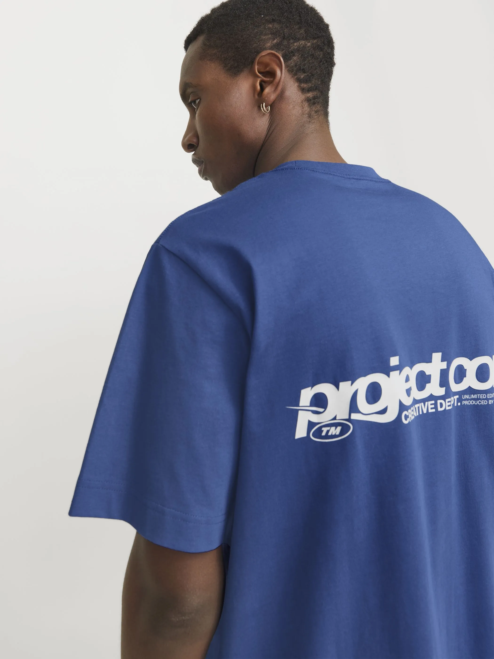 Jack Jones 12273442 JCOUNION BACK PRINT T Blau 907171 301126 Jack Jones 12273442 JCOUNION BACK PRINT T Blau 907171 301126