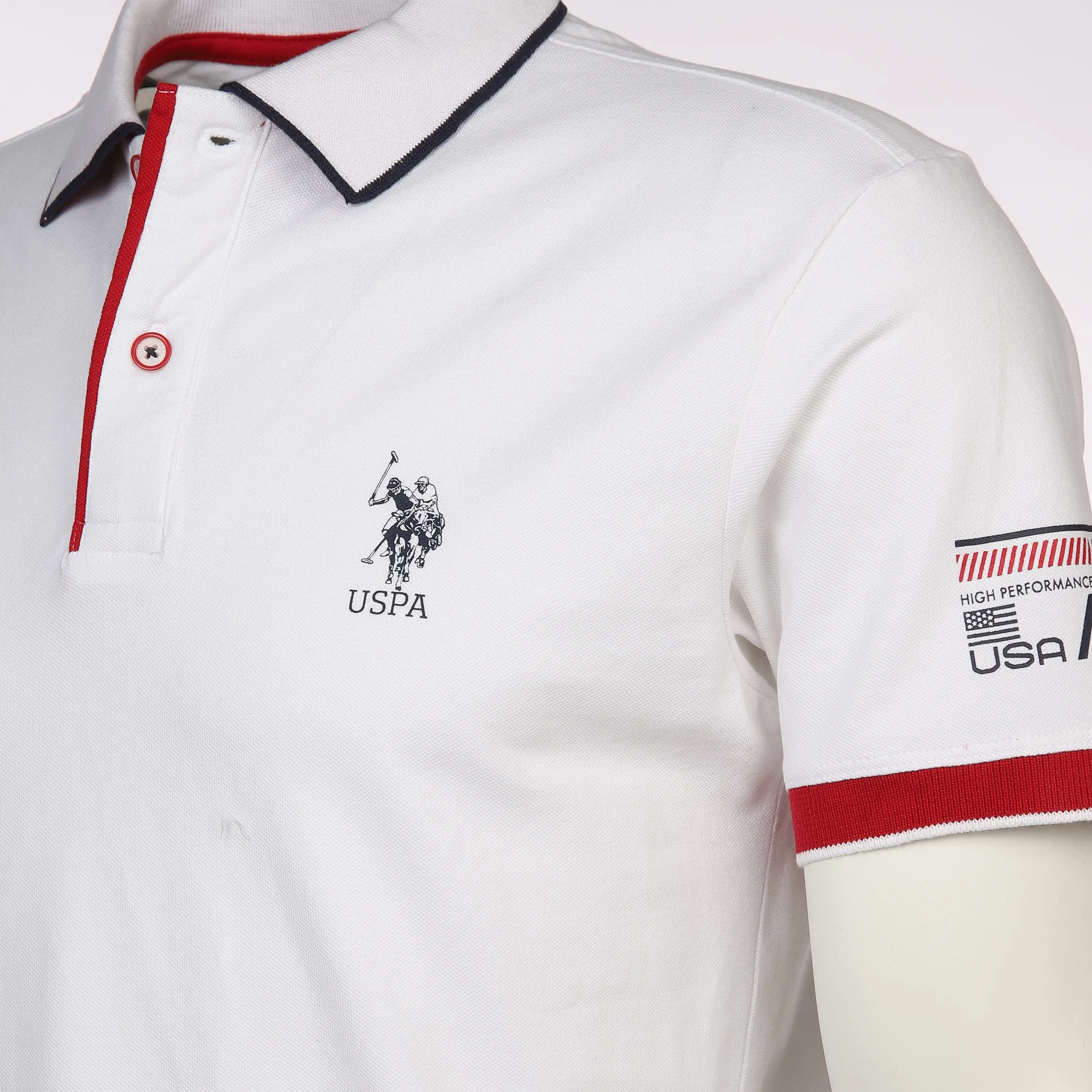 U.S. Polo Assn. He. Poloshirt 1/2 Arm Weiß 881266 WEIß 3 U.S. Polo Assn. He. Poloshirt 1/2 Arm Weiß 881266 WEIß 3