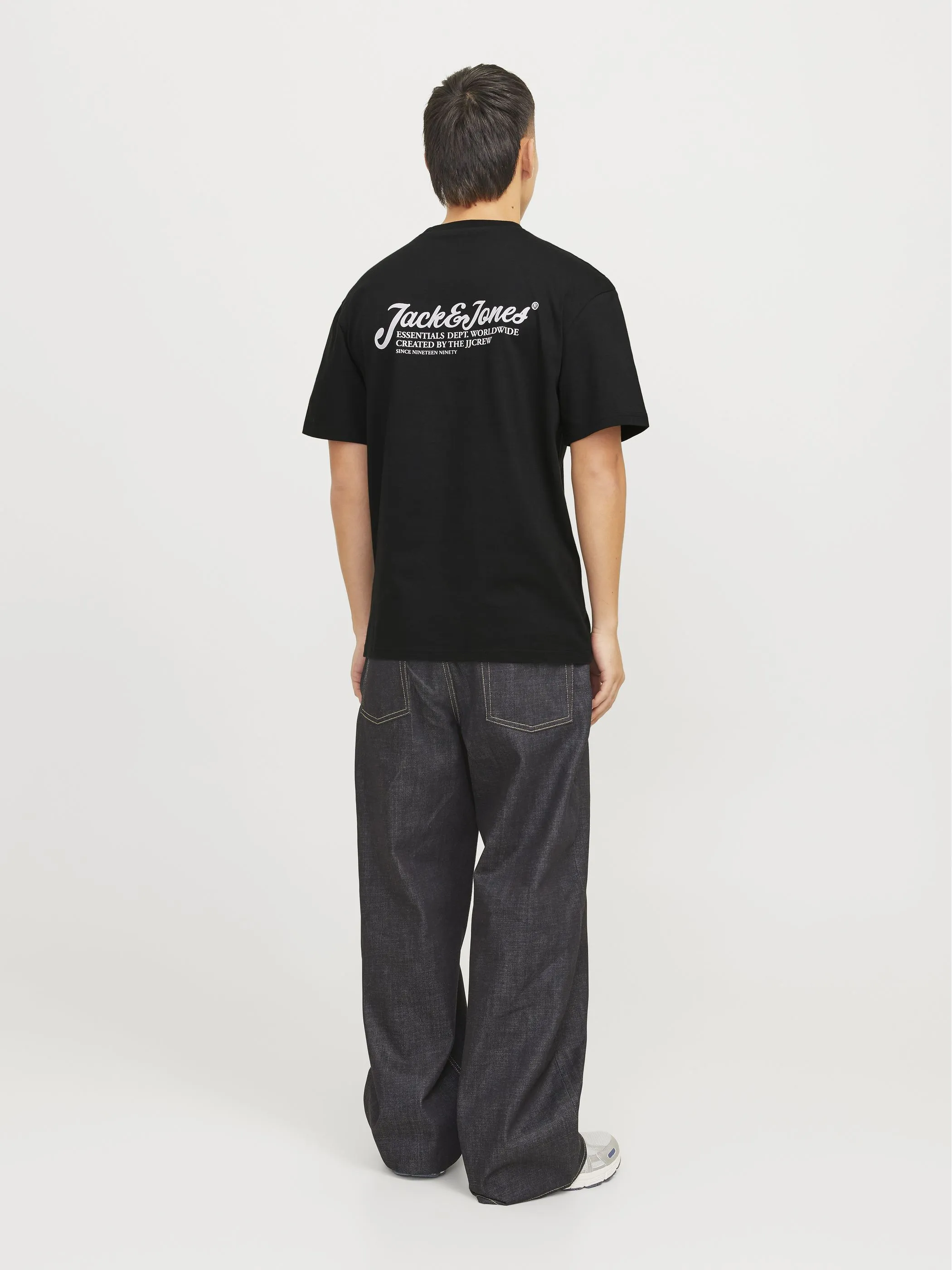 Jack Jones 12268434 JJBEAU TEE SS CREW NE Schwarz 904461 178012 5