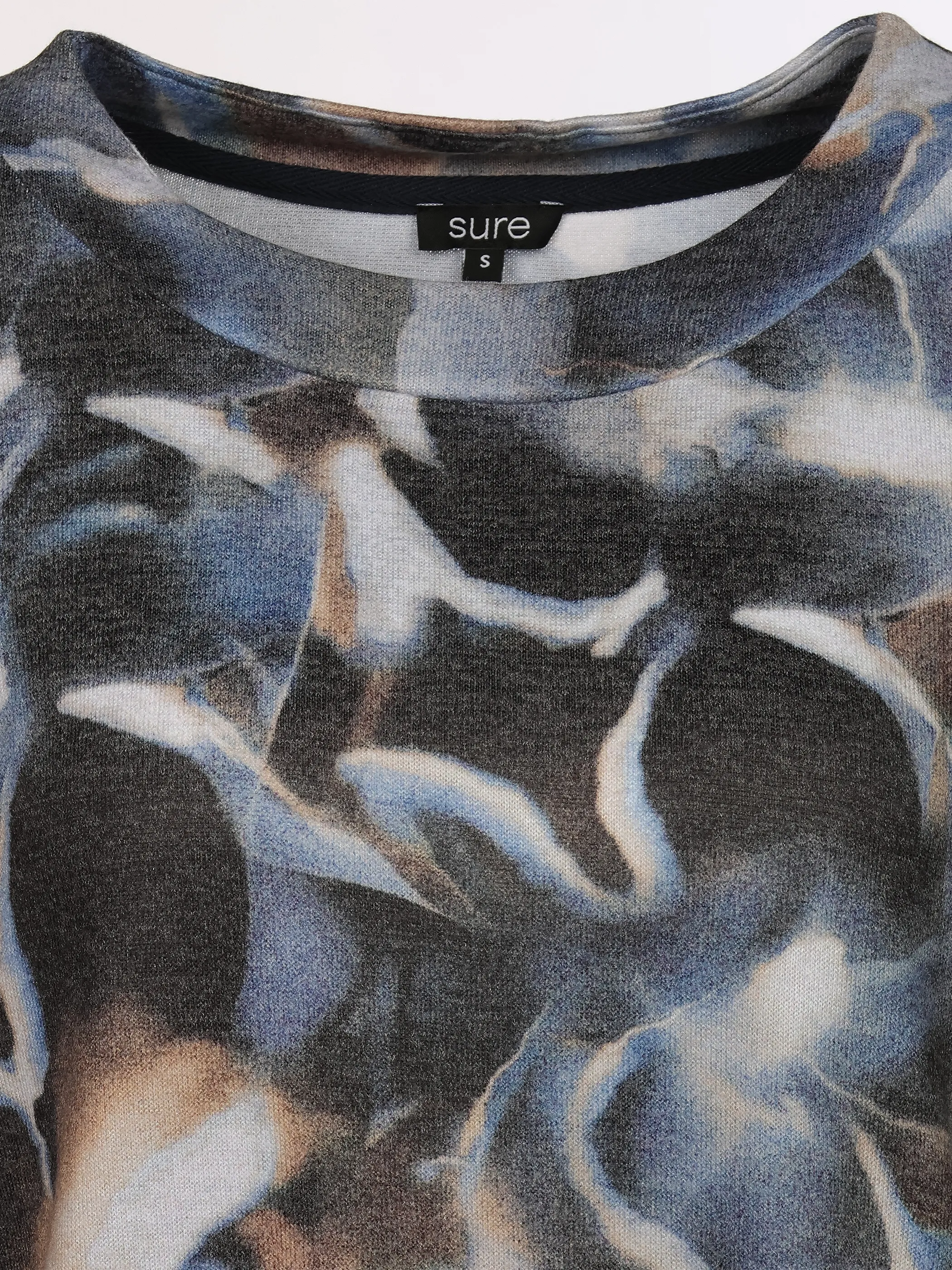 Sure Da-Flauschshirt m. Bindeband Blau 932503 BLUE 3