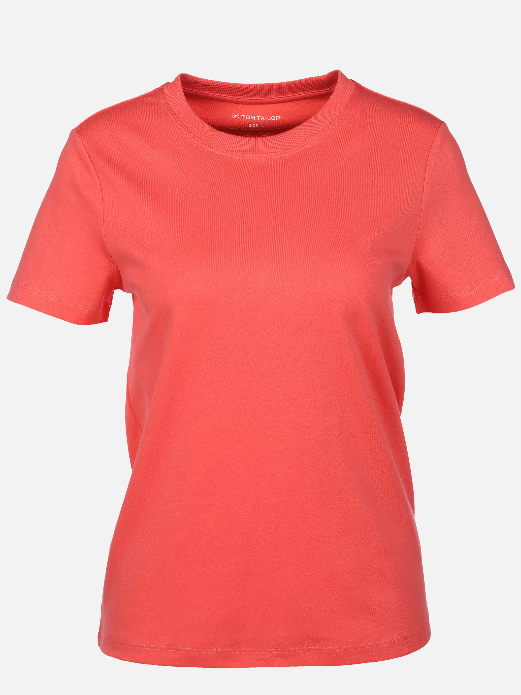 Tom Tailor 1050424 NOS T-shirt  crew neck basic interlock Pink 922031 40029 1