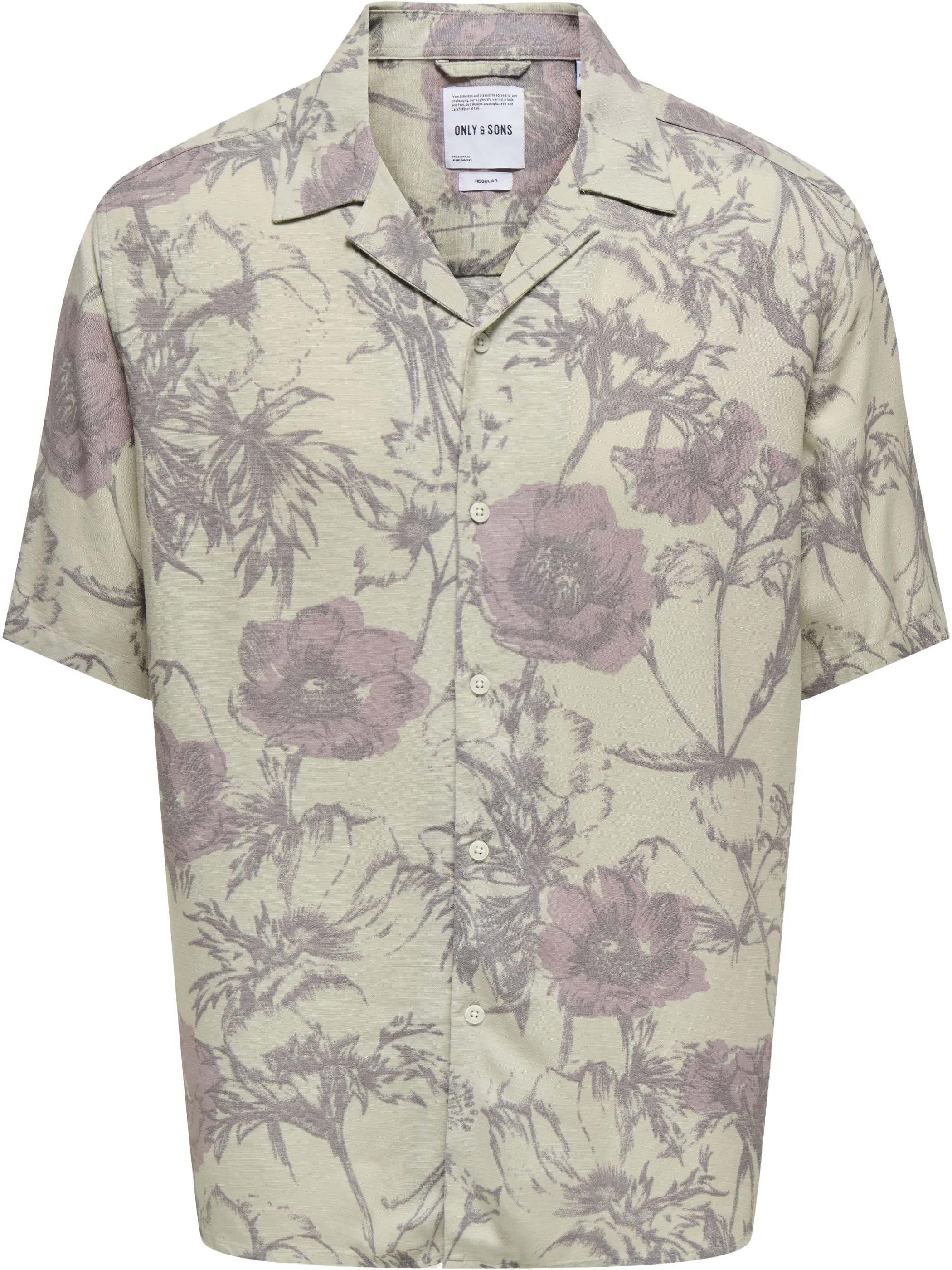 Only & Sons 22032129 ONSBUD LIFE SS RESORT Grau 904589 190644001 1