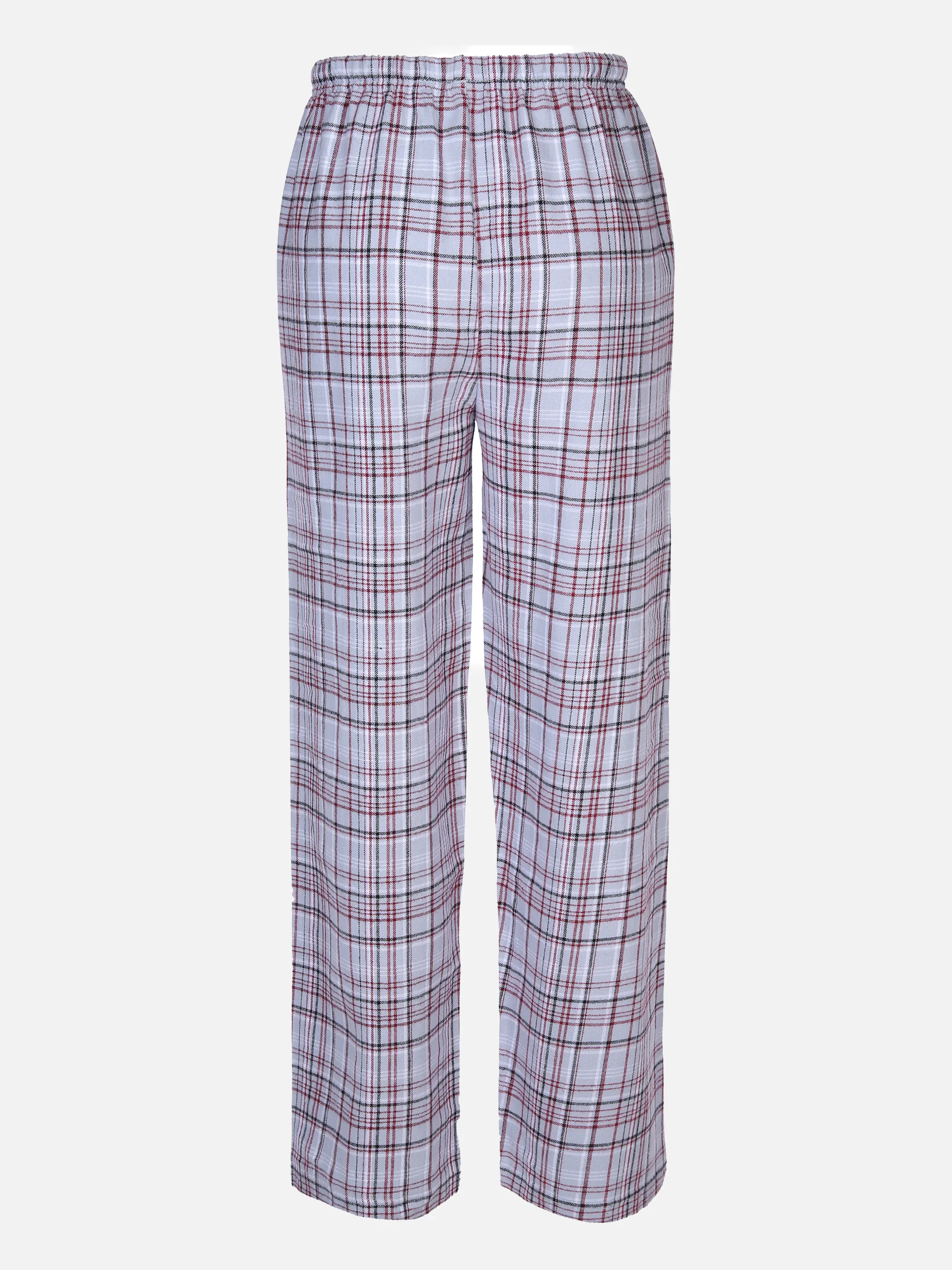 Sure Da. Pyjama Hose lang Karo Schwarz 869471 GREY/BLACK 2