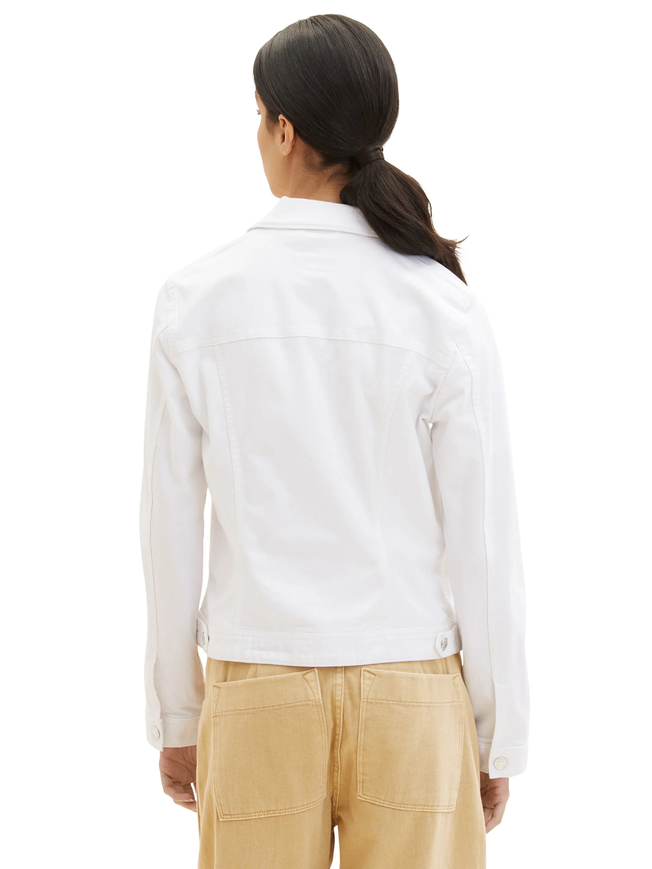 Tom Tailor 1036714 colored denim jacket Weiß 880111 20000 2