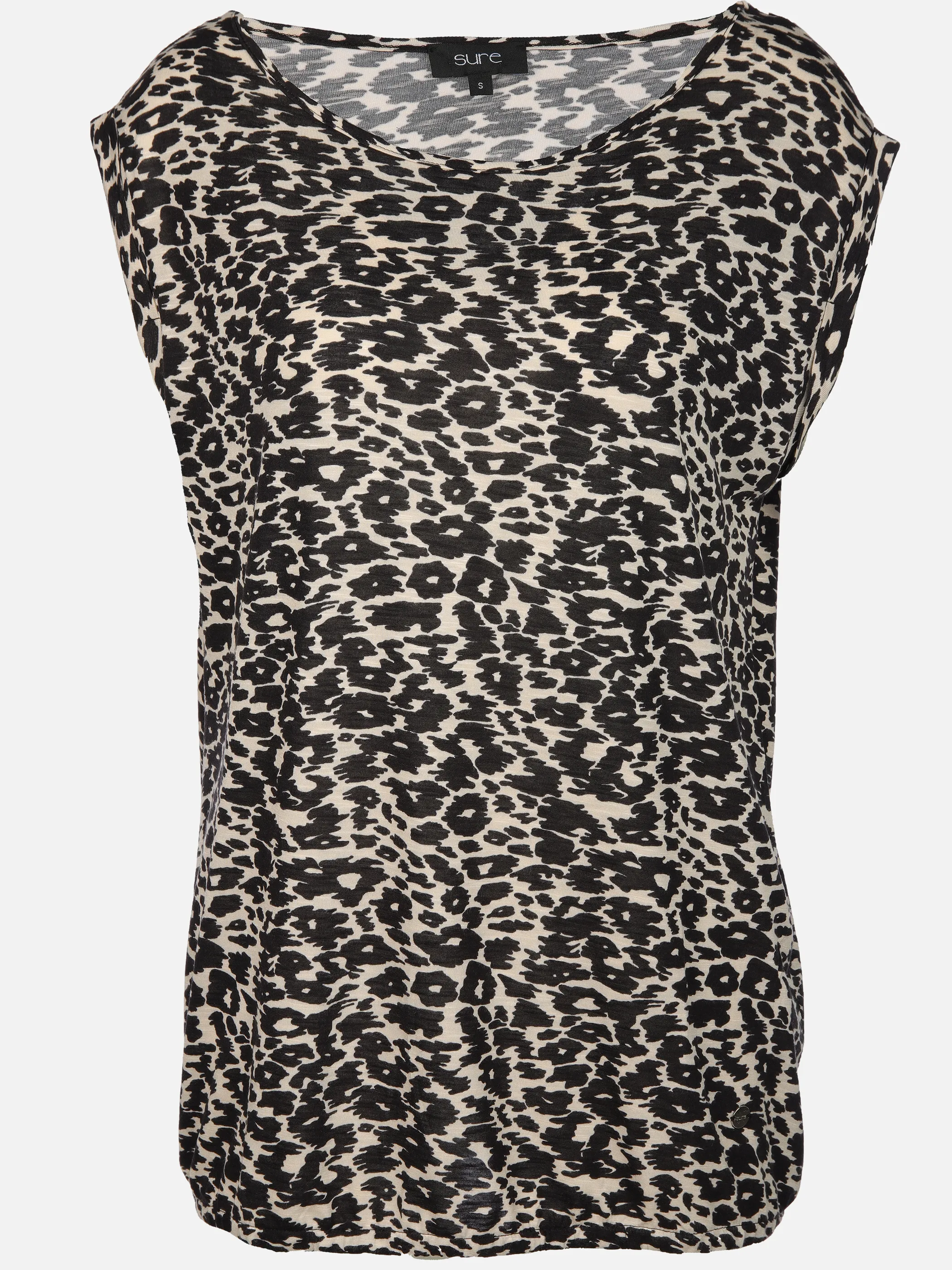 Sure Da-Top m. Alloverprint Schwarz 910479 BLACK 1