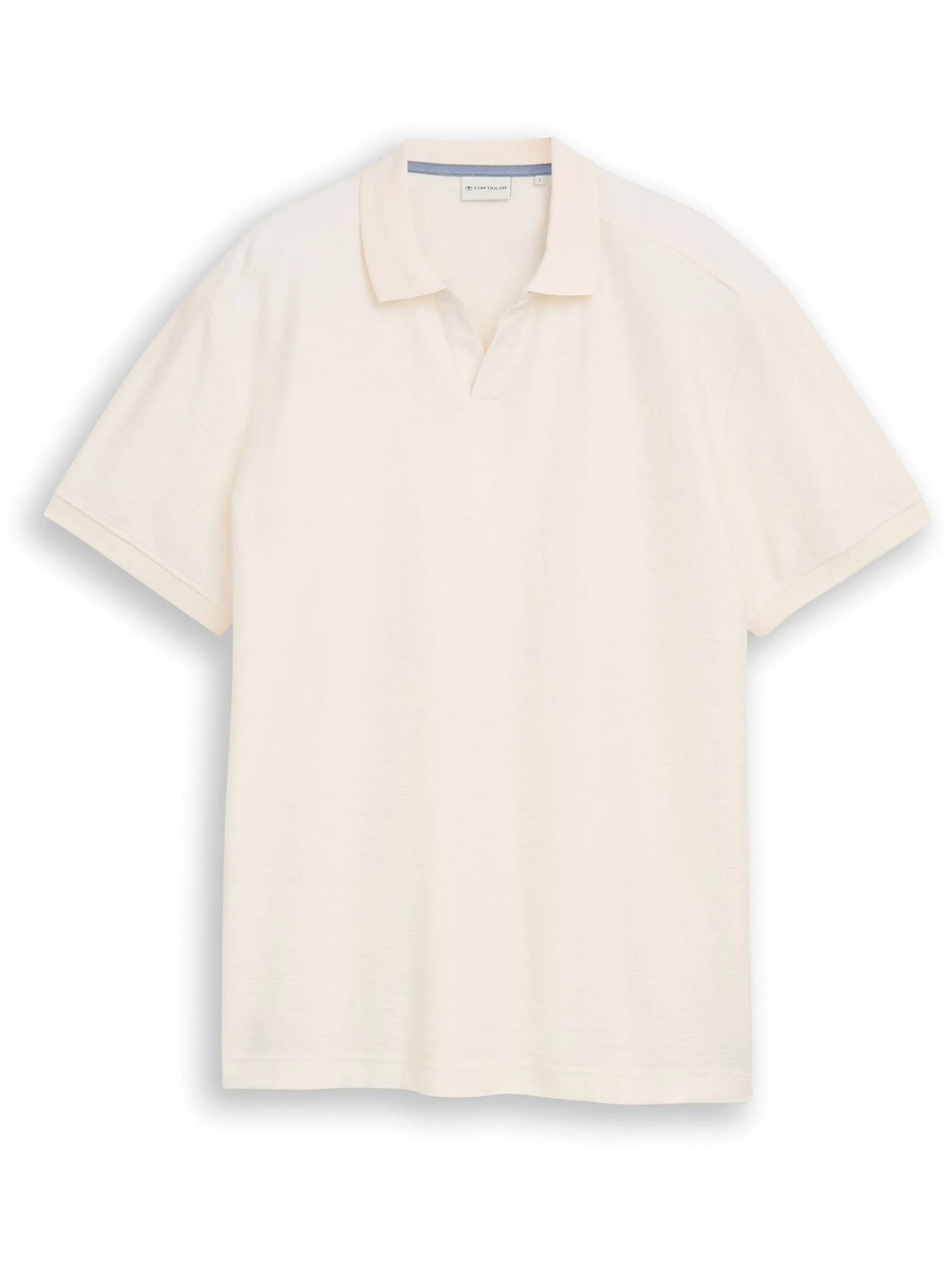 Tom Tailor 1051182 NOS structured resort collar polo Weiß 926455 10348 5