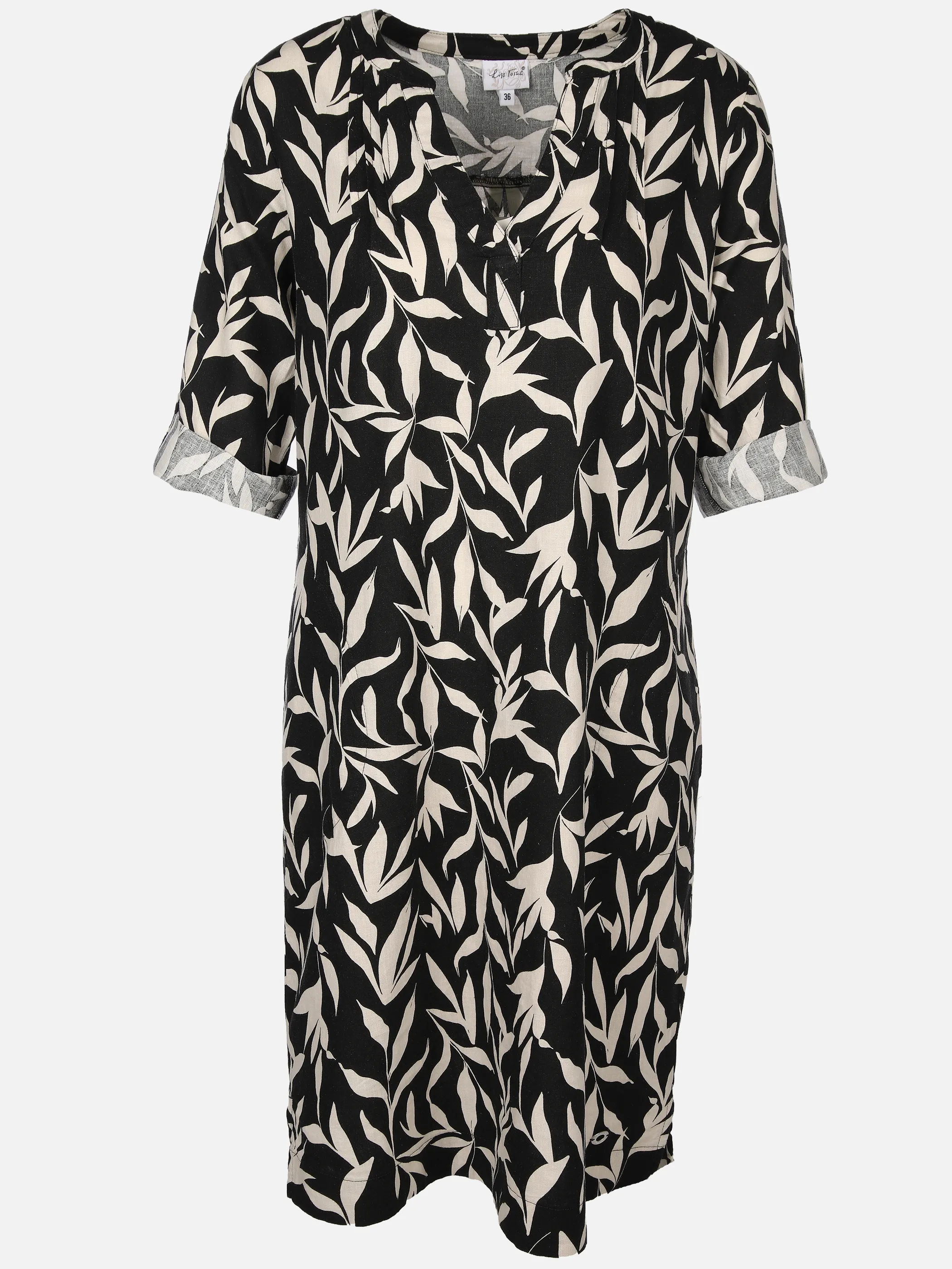 Lisa Tossa Da-Kleid 3/4 Arm Schwarz 901591 SW/OFFWH 1