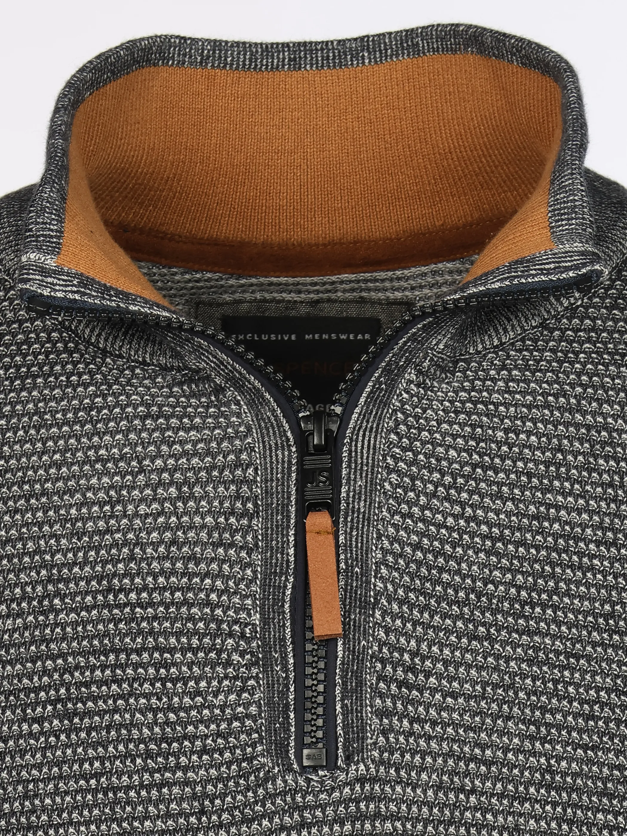 Jim Spencer He. Strickttroyer waffle Blau 929625 NAVY 3