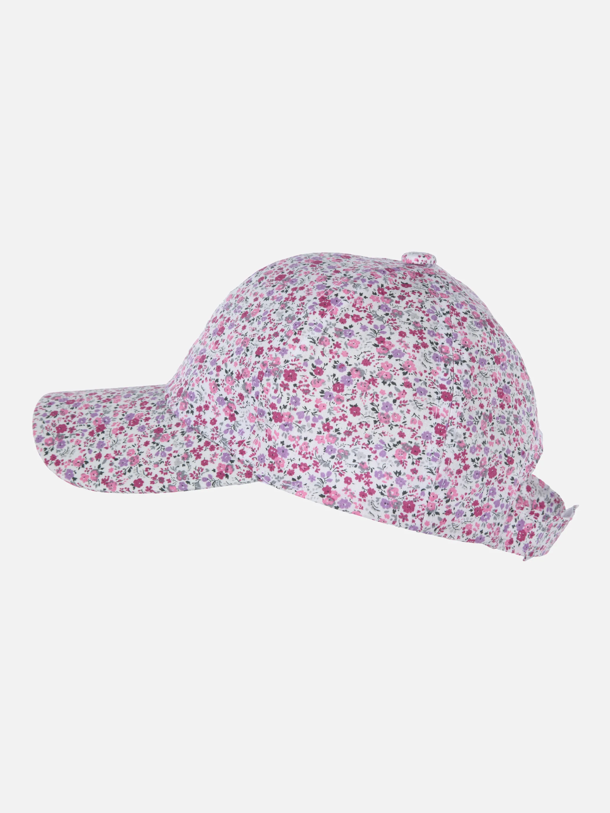 Stop + Go TG Cap in weiß mit AOP Blumen Weiß 851981 WEIß 2