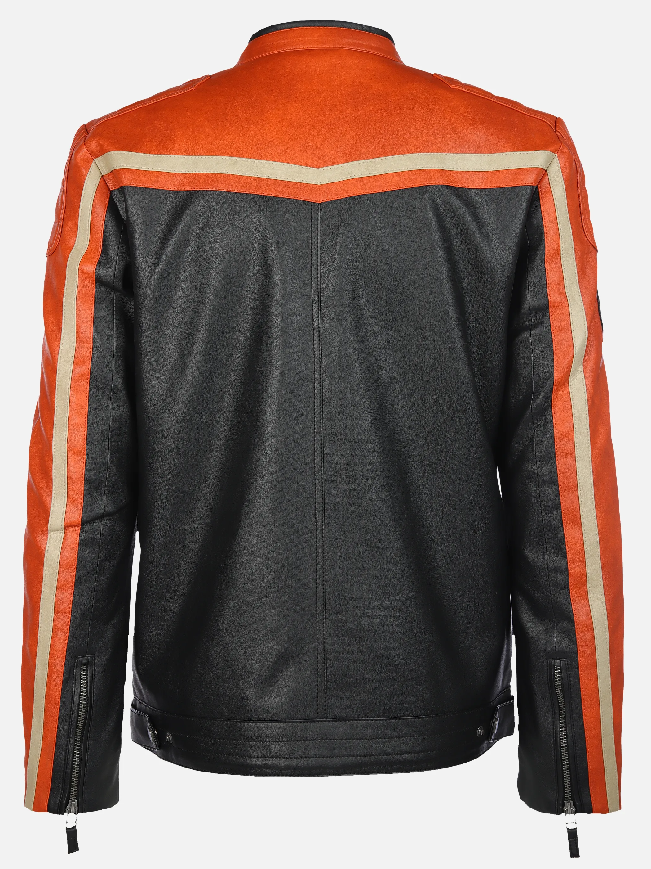 Herren Bikerjacke aus Kunstleder L 903544-orsw-2