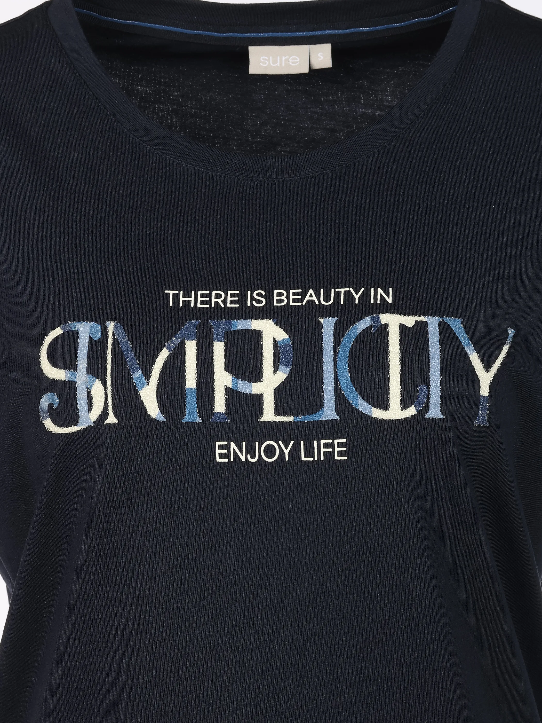 Sure Da-Printshirt m. Kaviarprint Marine 925011 SAPPHIRE 3