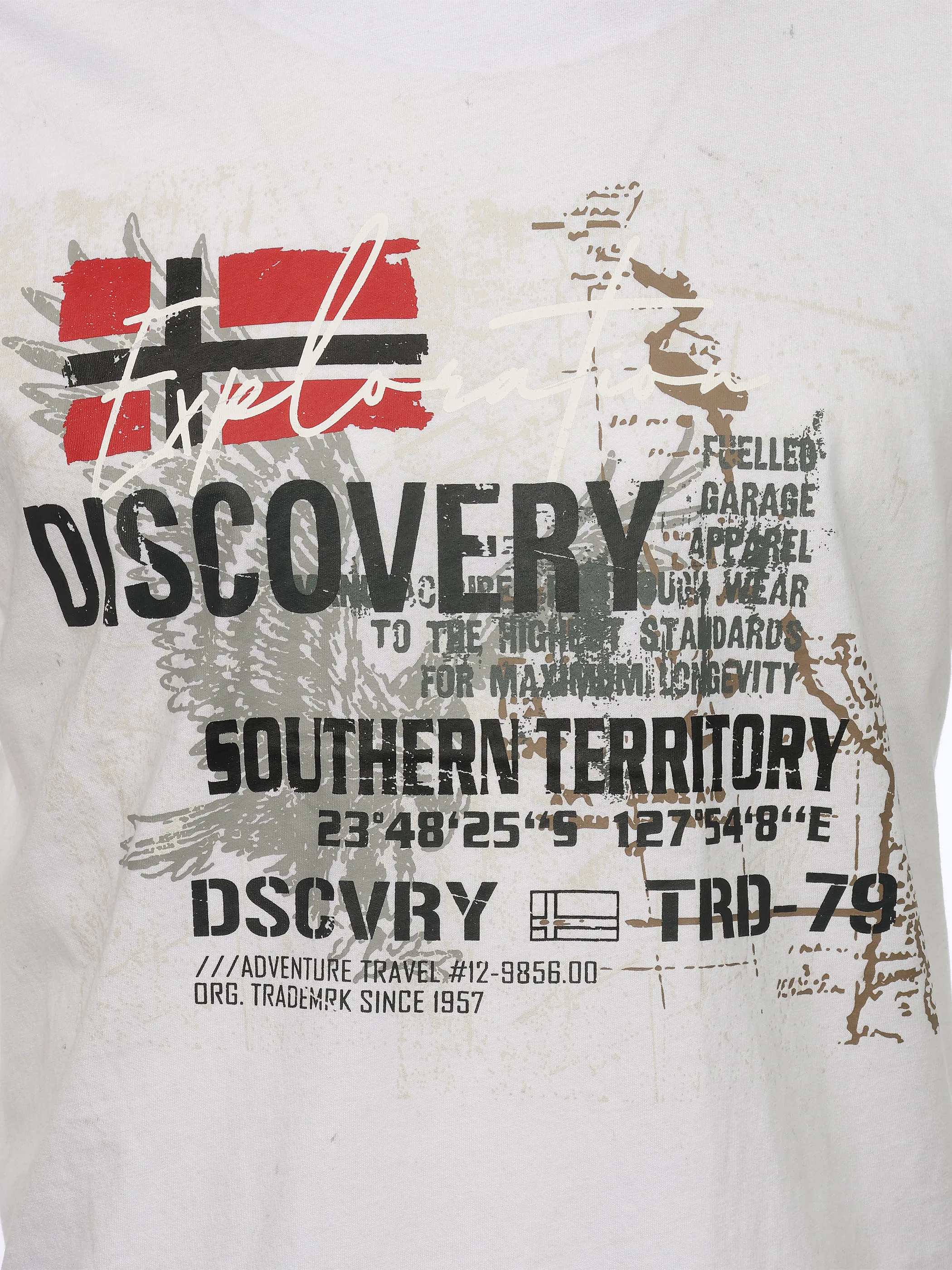 Southern Territory He. Muscleshirt oilwash Weiß 926172 OFFWHITE 3