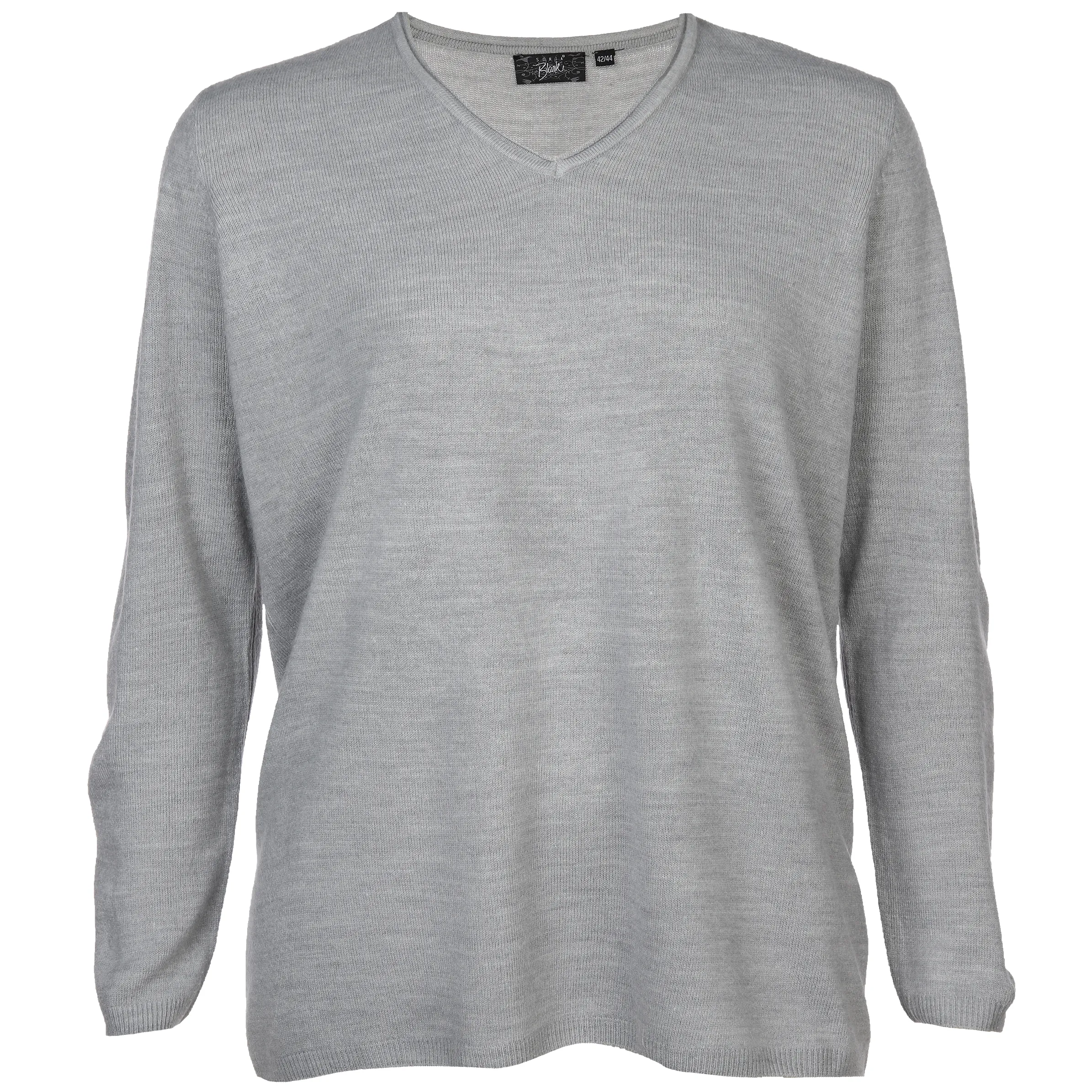 Sonja Blank Da-gr.Gr.Pullover Cashmere lik Grau 880822 GRAU MEL. 1 Sonja Blank Da-gr.Gr.Pullover Cashmere lik Grau 880822 GRAU MEL. 1