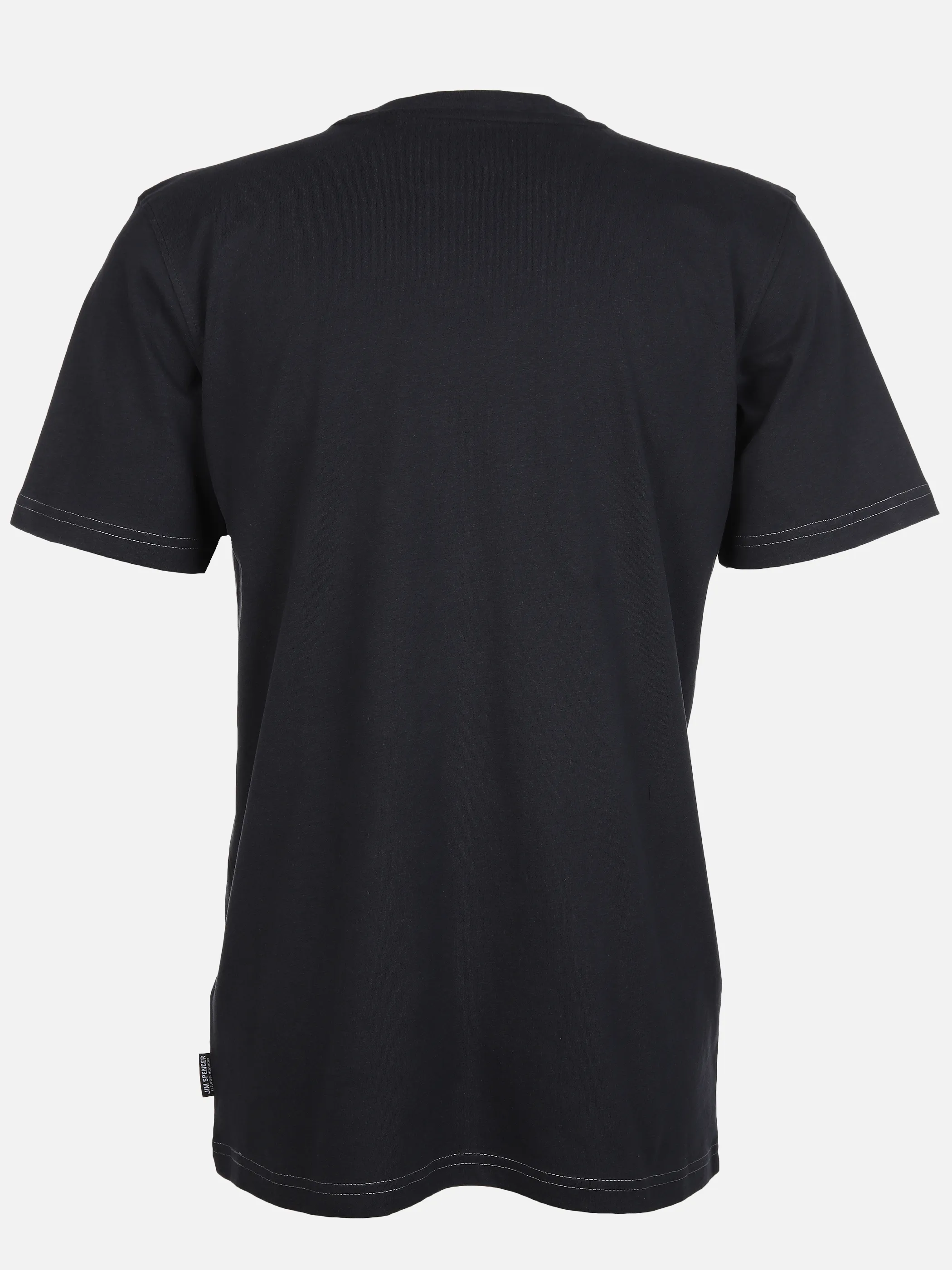 Jim Spencer He. T-Shirt 1/2 Arm uni Stickerei Blau 893218 NAVY 2