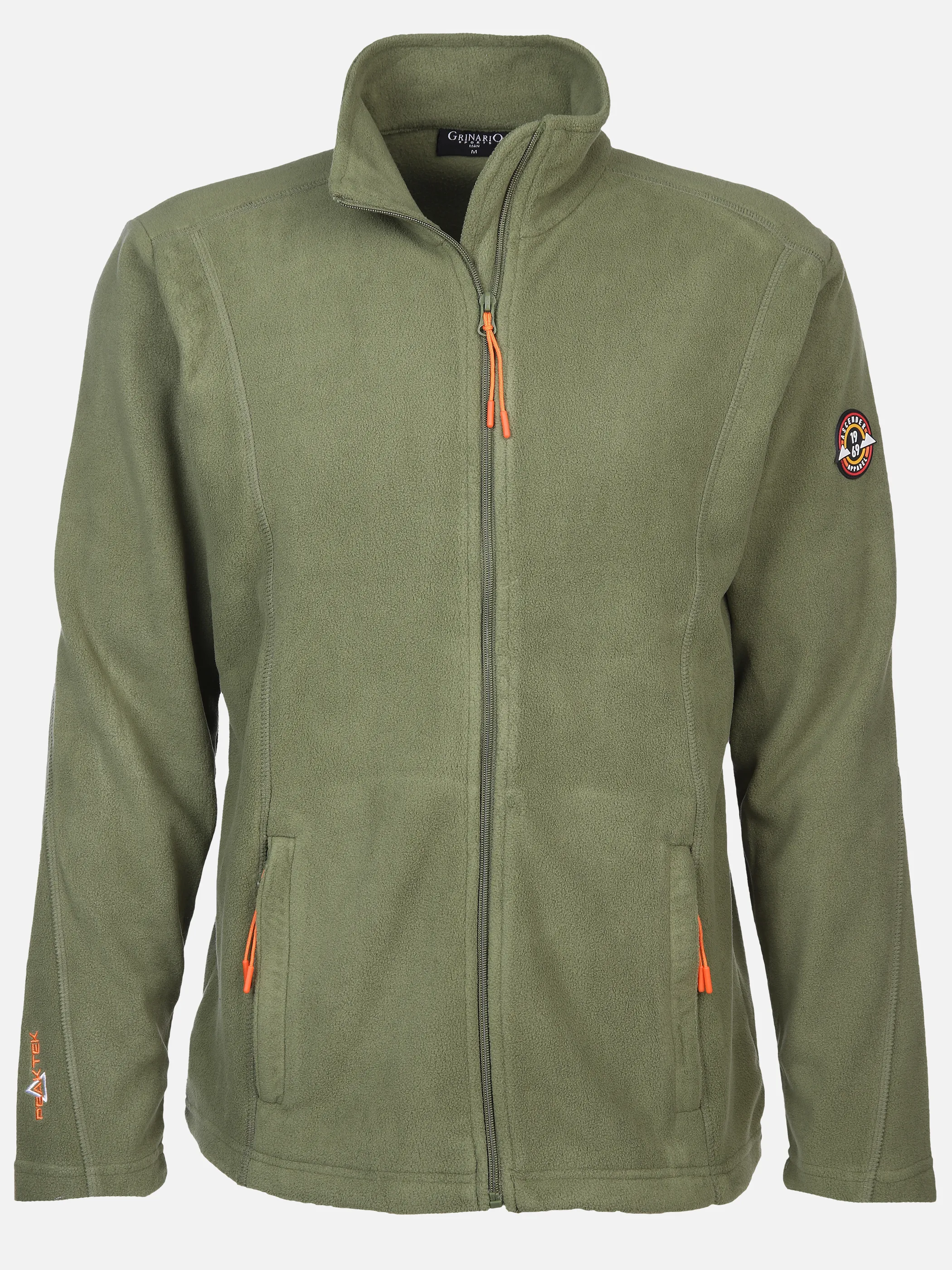 Grinario Sports Grinario Sports He- Fleece Jac Oliv 896640 18-0316 1