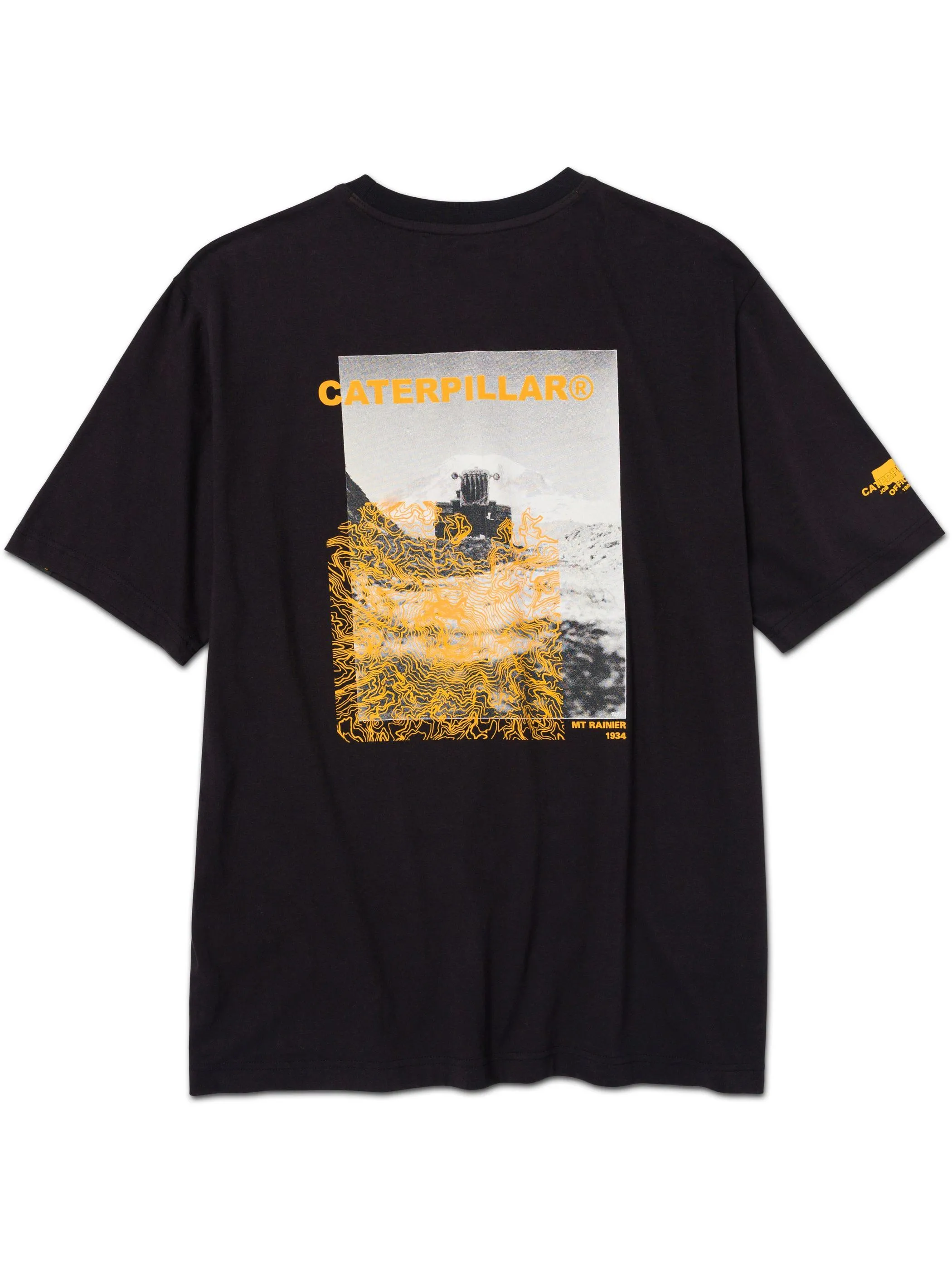 CAT GRAPHIC TEE Grau 928111 14482 2