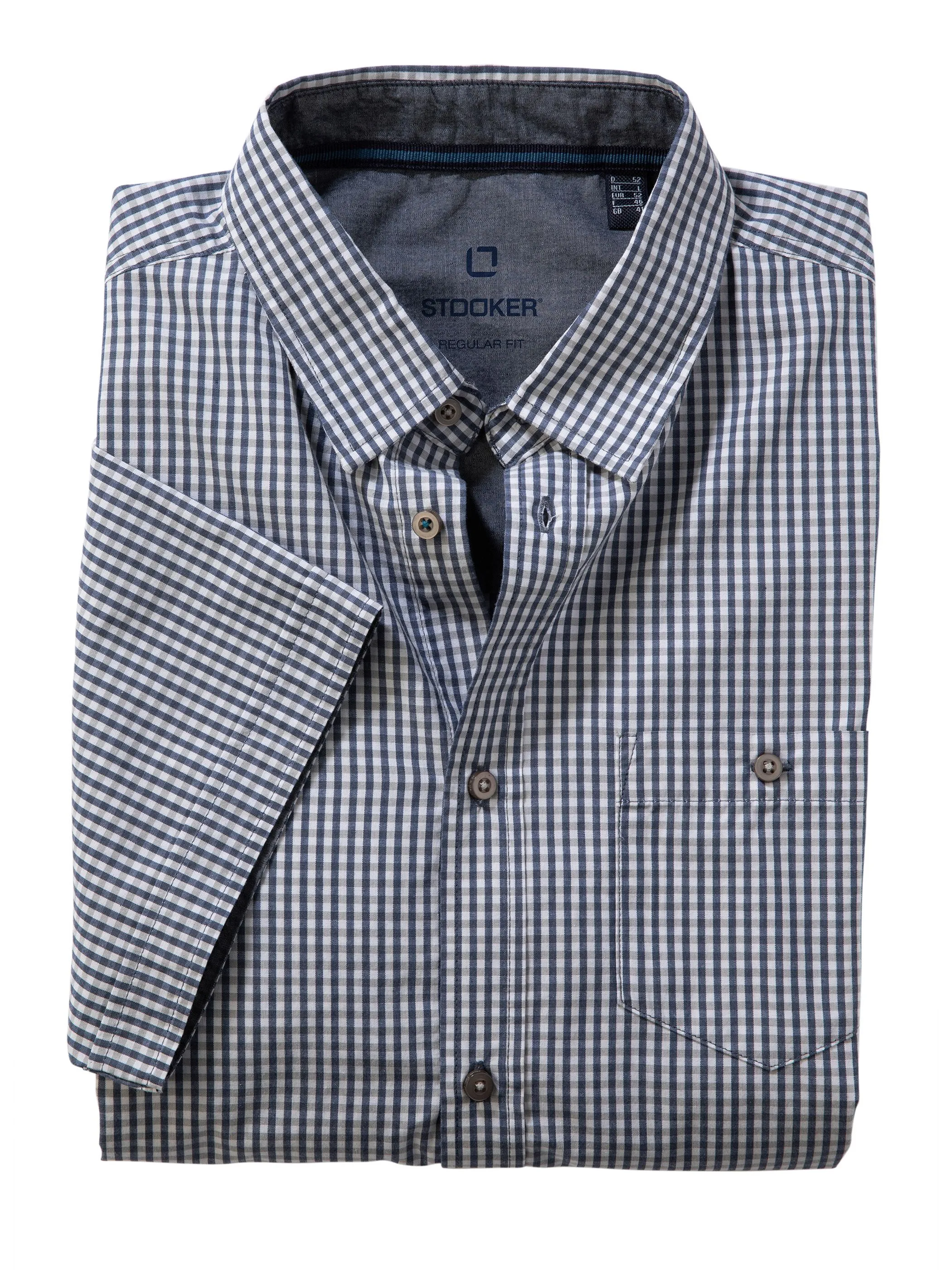 Stooker HAKA 73160000009451 He. Bluse/Hemd, Grau 913924 9451 1