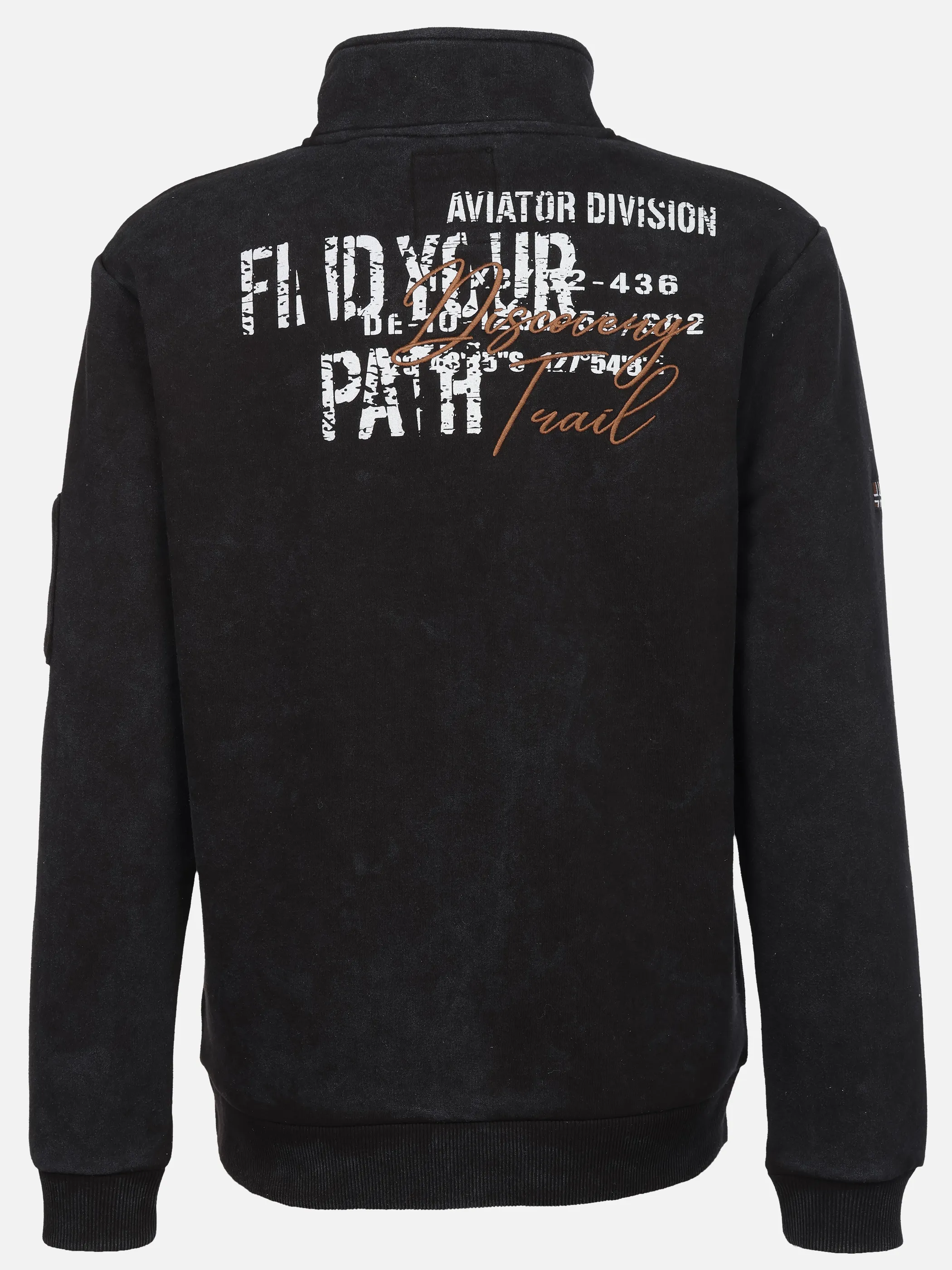 Southern Territory He. Sweattroyer RV Druck Schwarz 931971 BLACK WASH 2