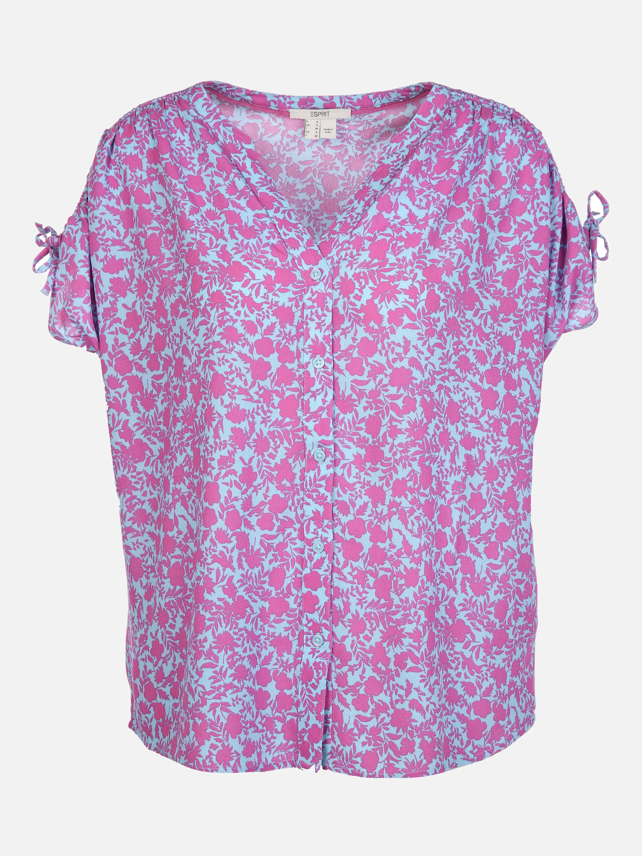 Esprit 042EE1F311 CVE crp blouse Blau 865369 E483 1