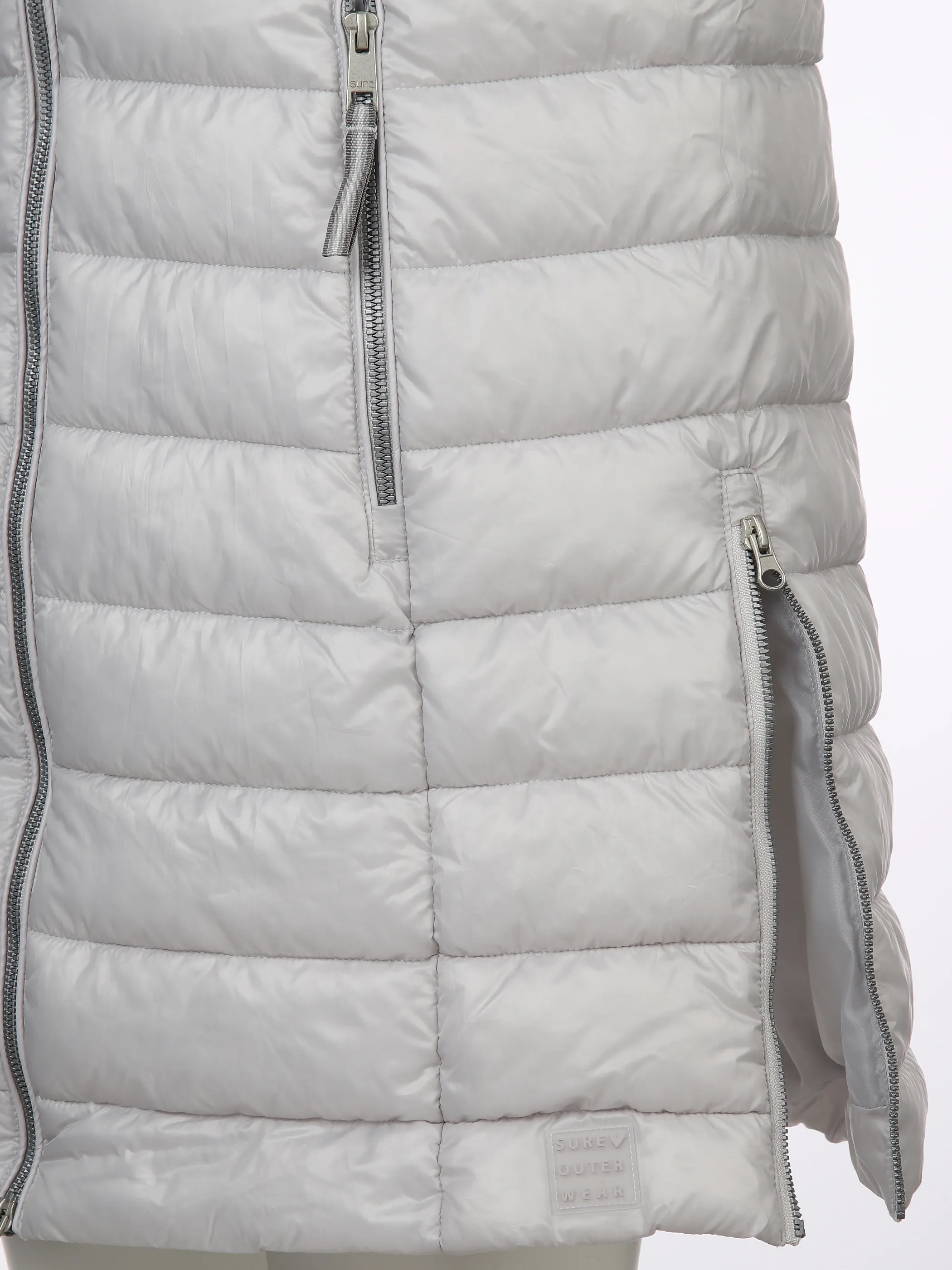 Sure Da-Weste m. Kapuze lang Grau 889320 GREY SILV 3 Sure Da-Weste m. Kapuze lang Grau 889320 GREY SILV 3